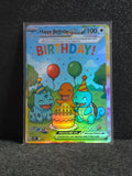 Charmander Bulbasaur Squirtle Birthday Card Fan Art PTL 66