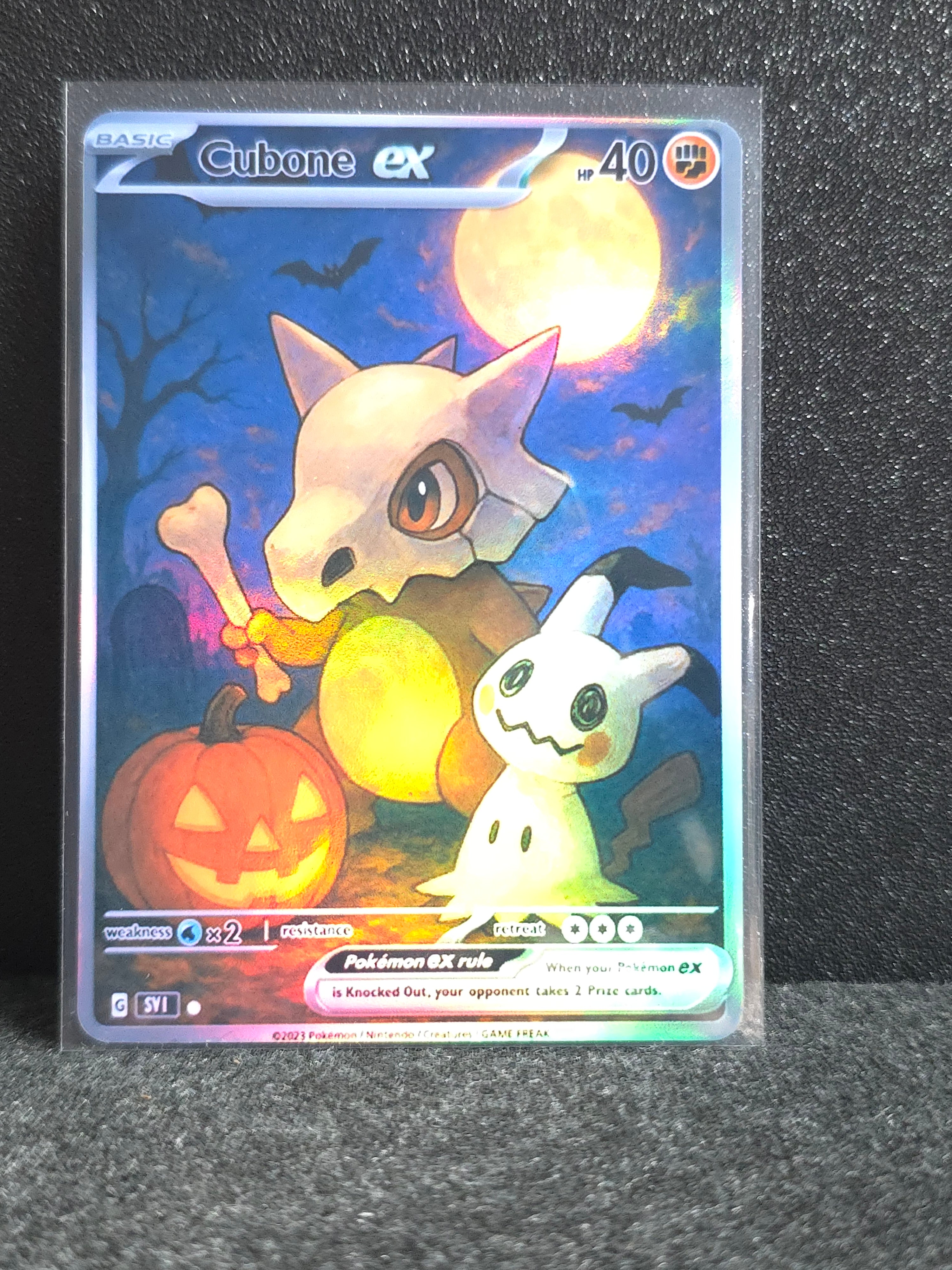 Cubone Mimikyu  Card Fan Art PTL c65
