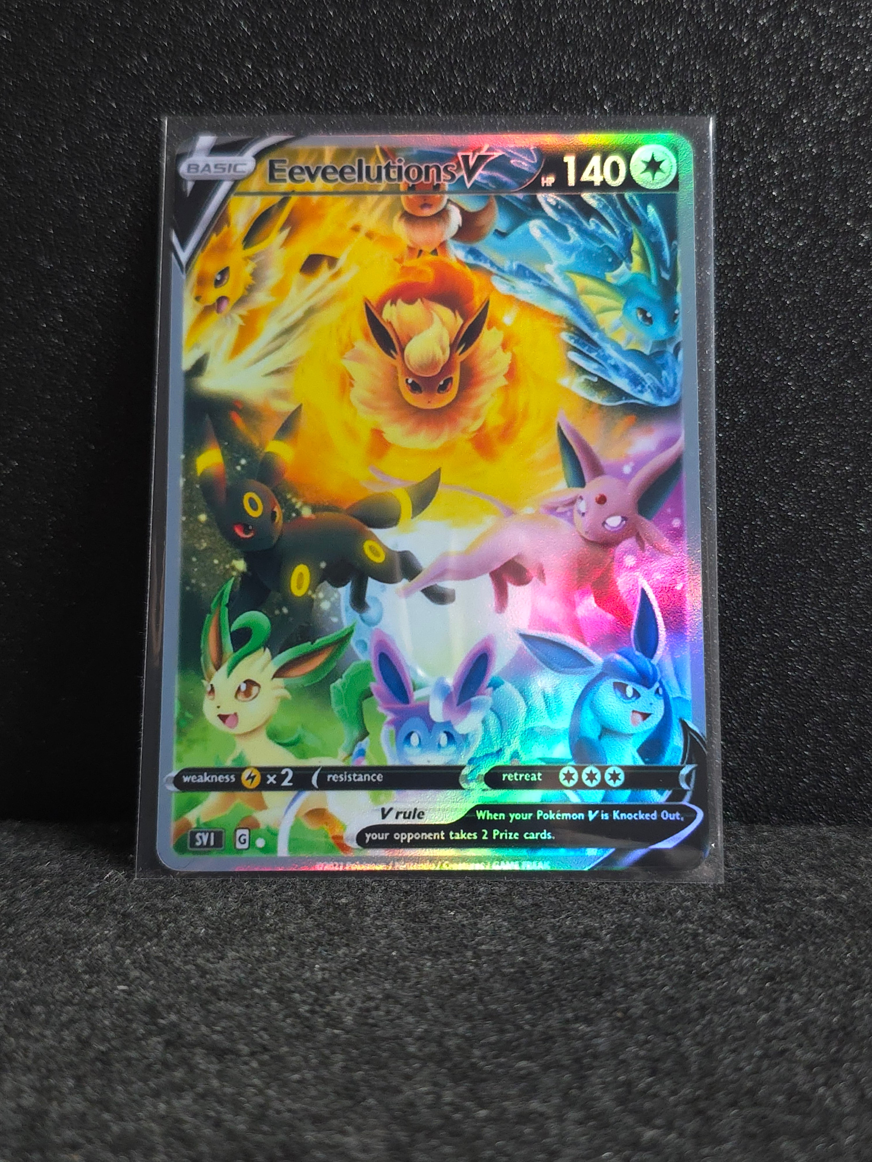 Eevee Sylveon Umbreon Espeon Glaceon Leafeon Vaporeon Jolteon Flareon Card Fan Art PTL 164