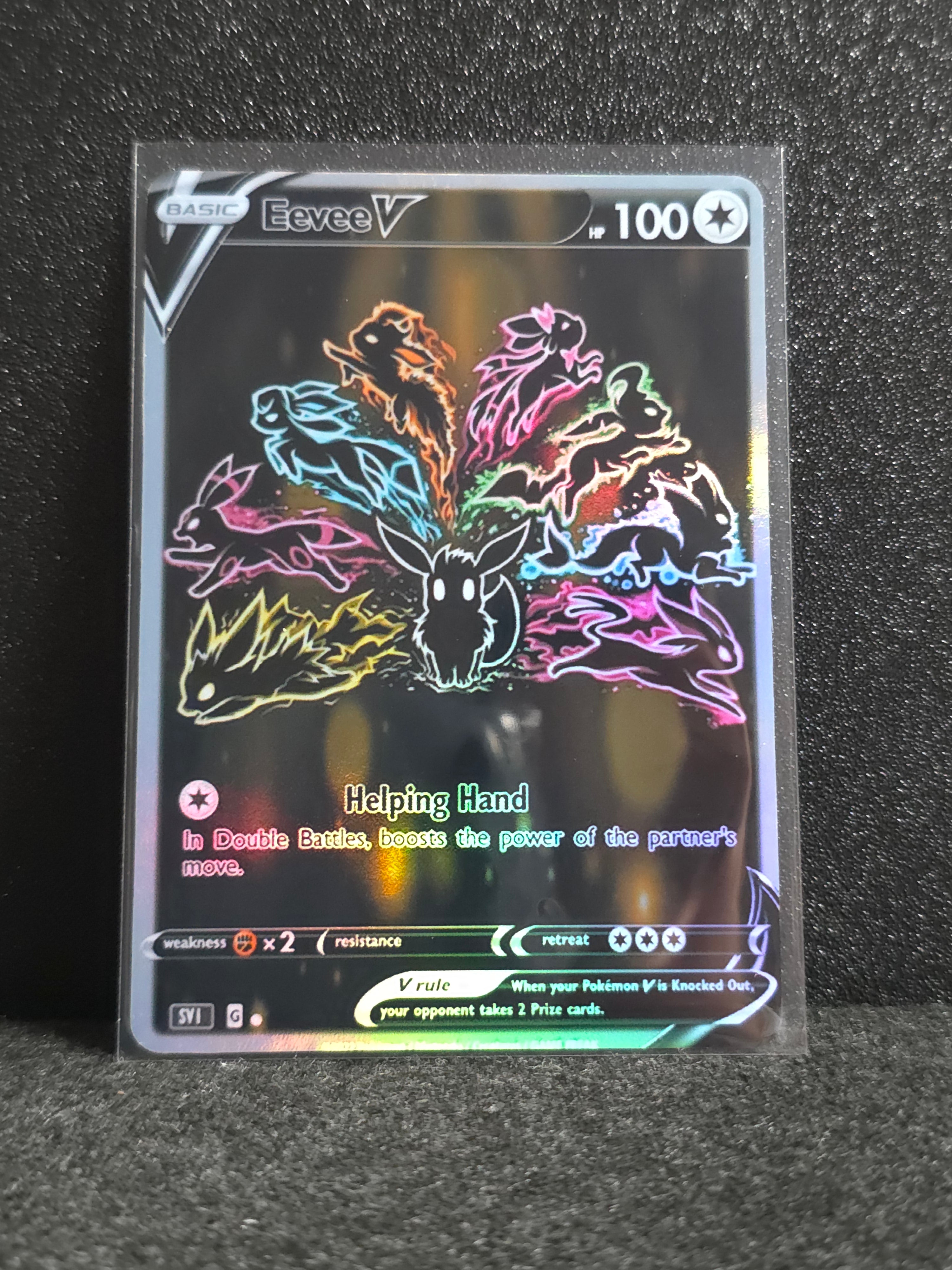 Eevee Sylveon Glaceon Leafeon Umbreon Espeon Jolteon Flareon Vaporeon Card Fan Art PTL 182