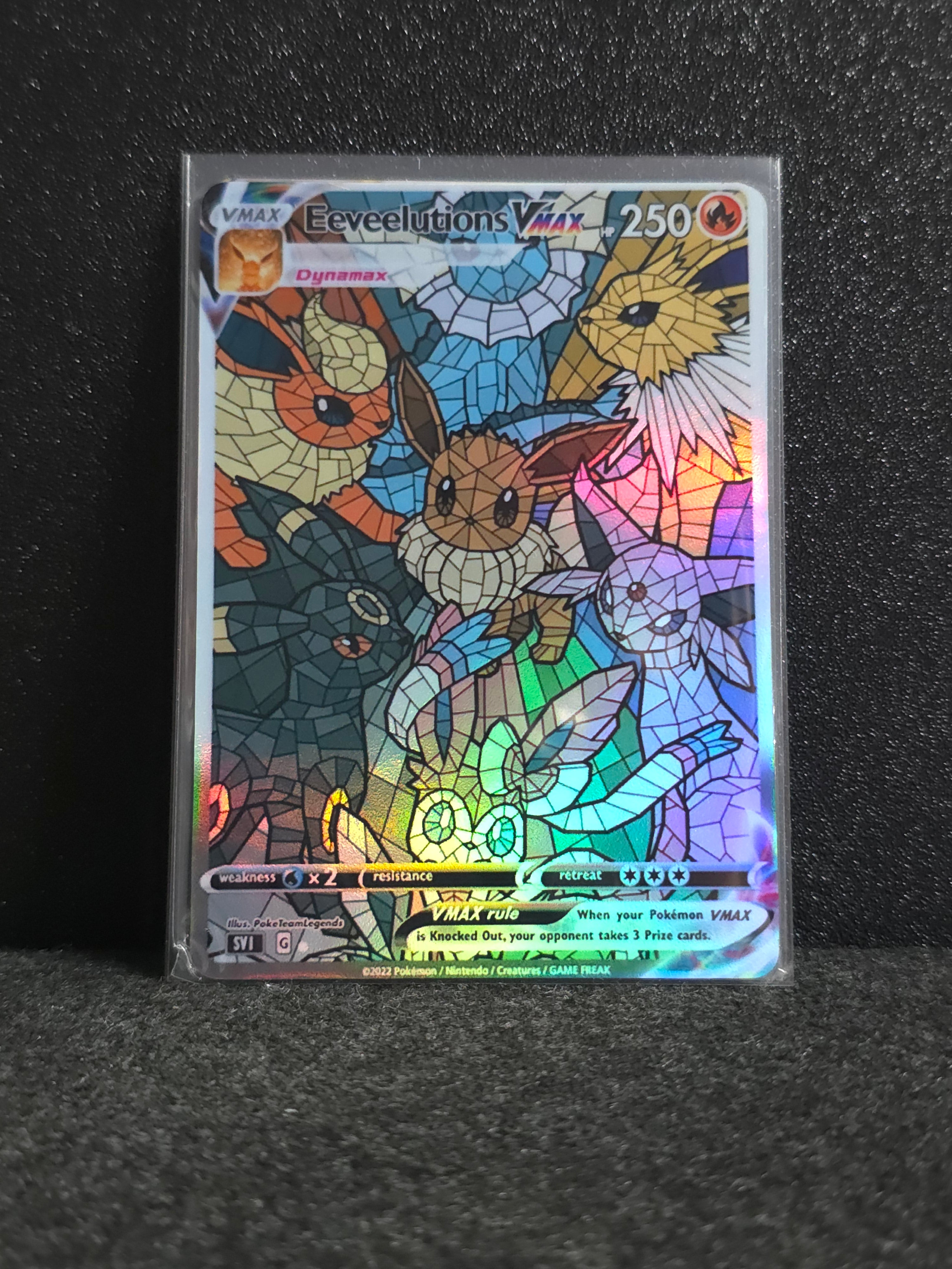 Eevee Sylveon Leafeon Glaceon Umbreon Espeon Jolteon Flareon Vaporeon Card Fan Art PTL 184