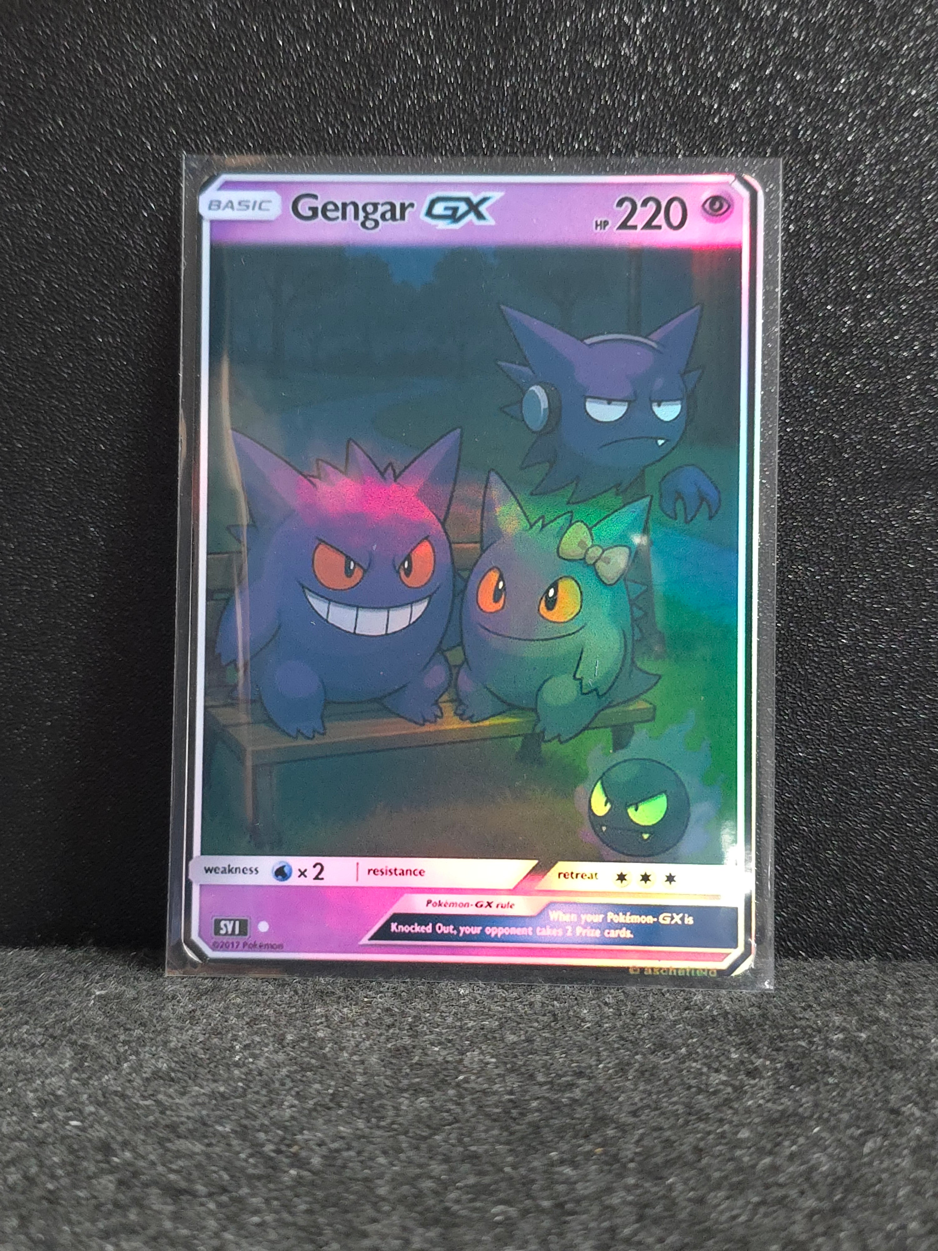 Gengar Haunter Gastly Card Fan Art PTL 325