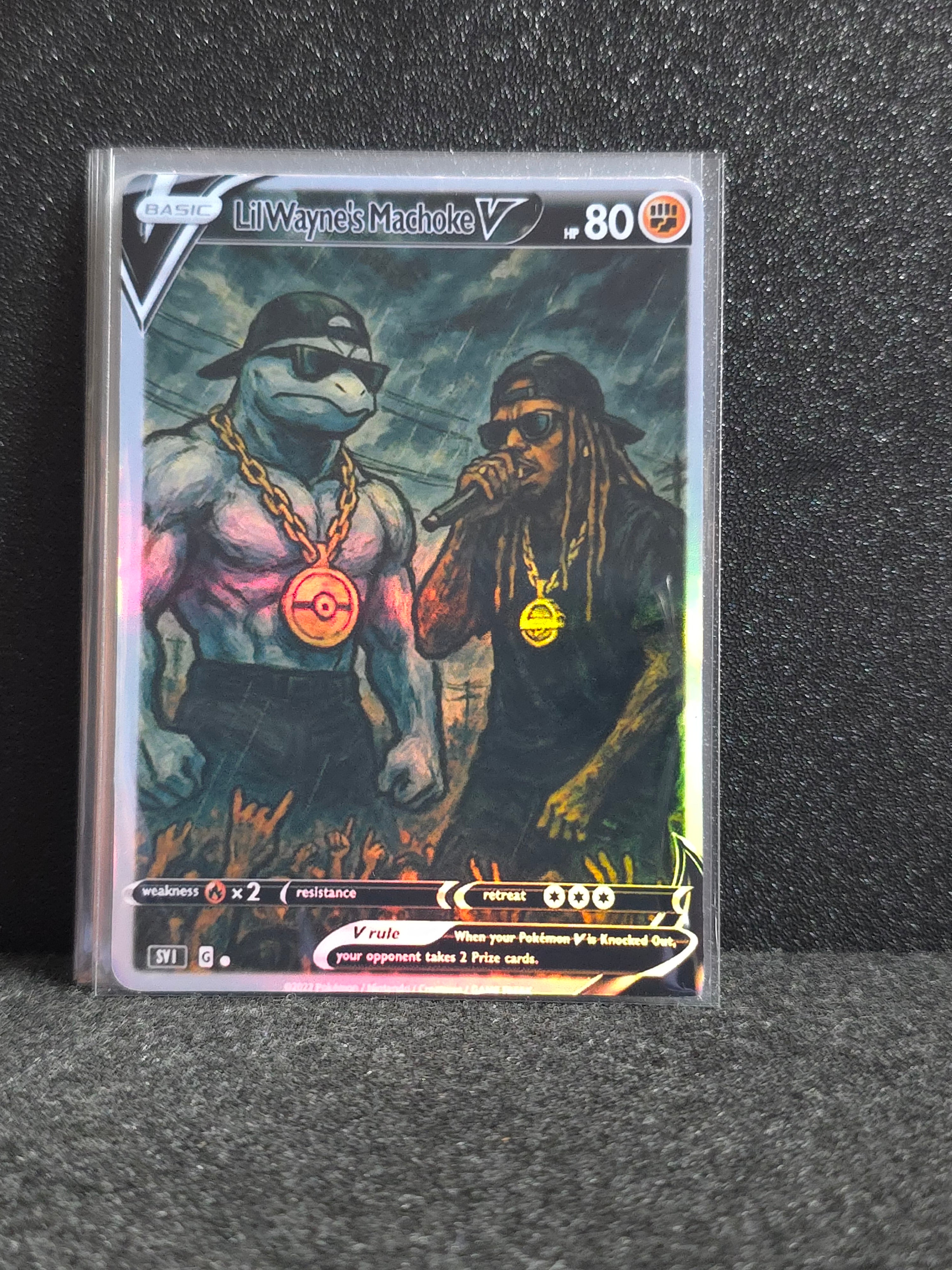 Machoke Lil Wayne Card *Fan Art** PTL 424