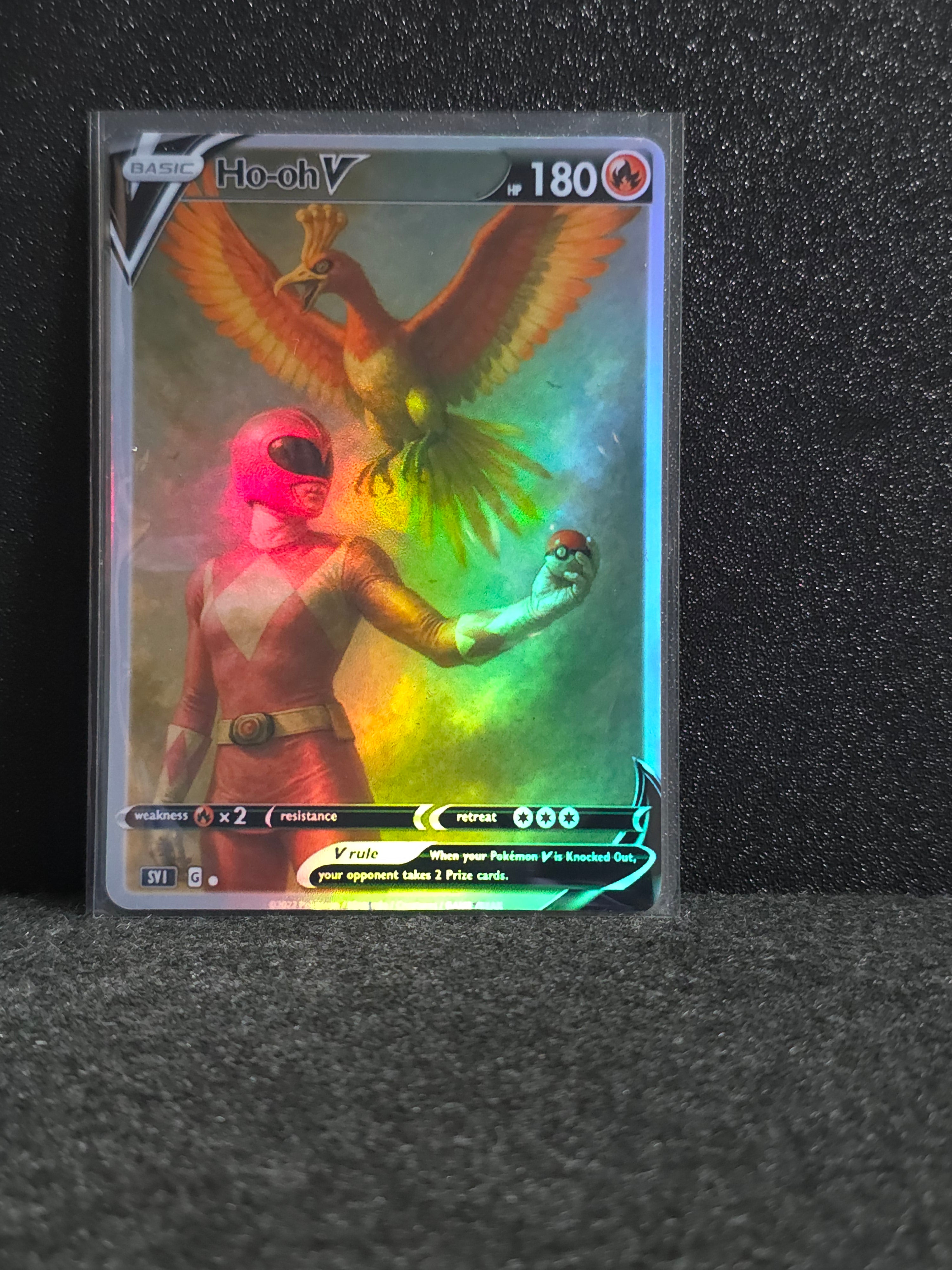 Ho-oh Pink Power Ranger Card Fan Art PTL 354