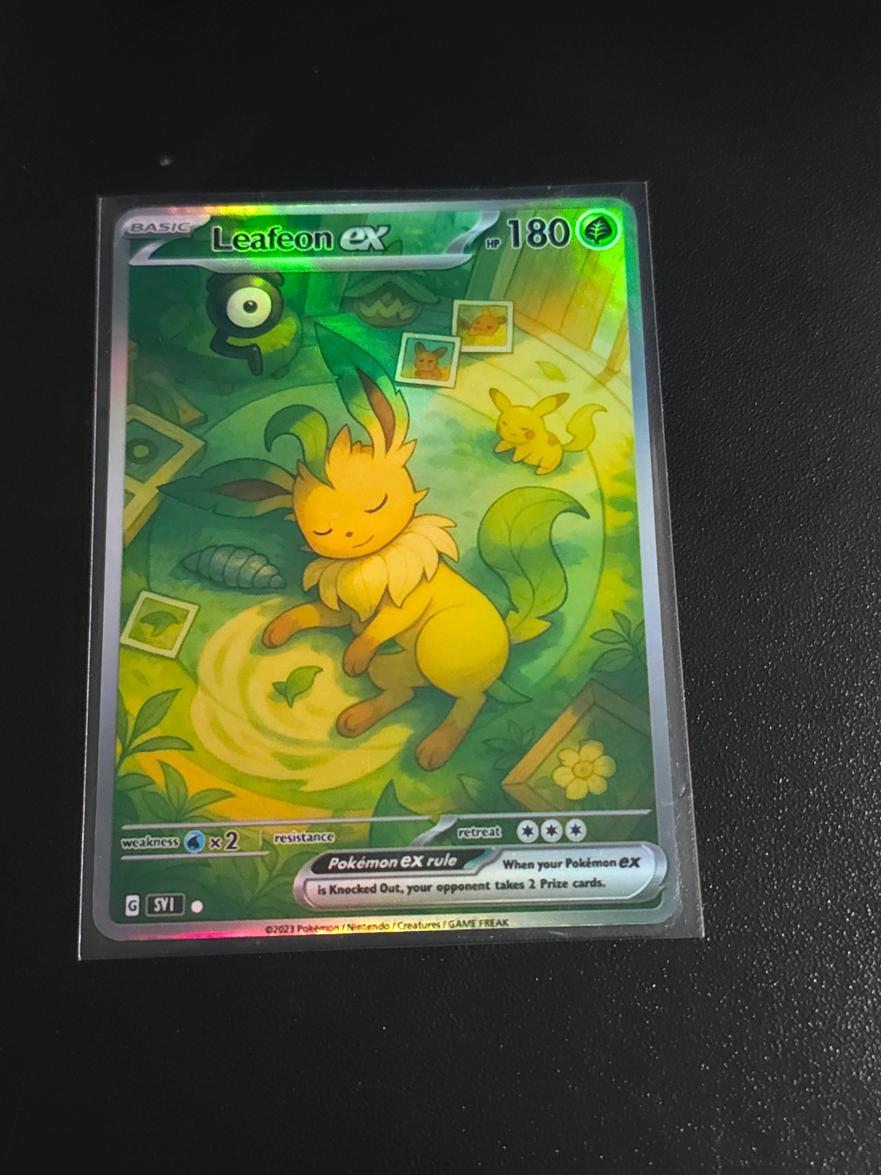 Leafeon Card *Fan Art** PTL 428