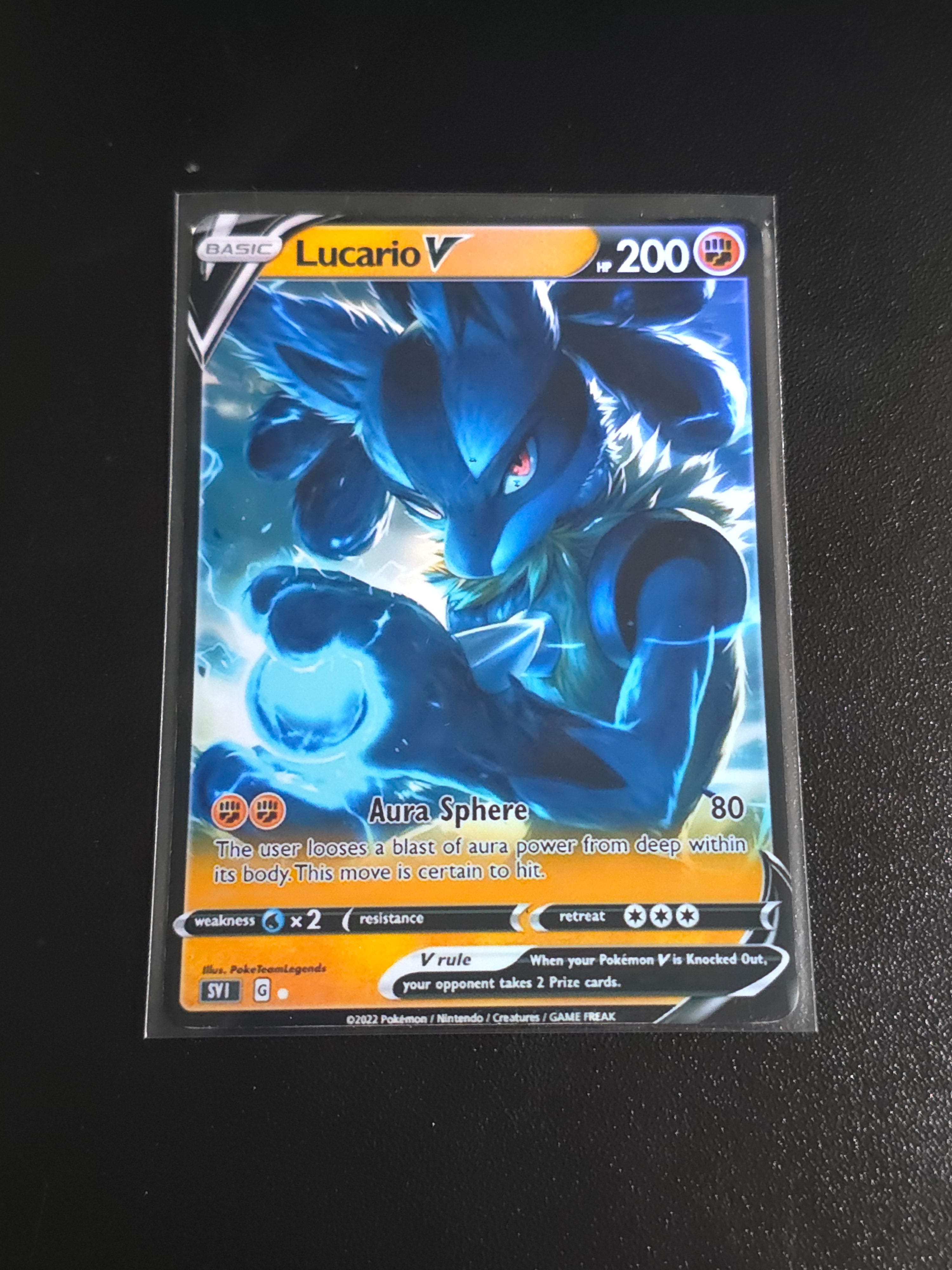 Lucario Card *Fan Art** PTL 442