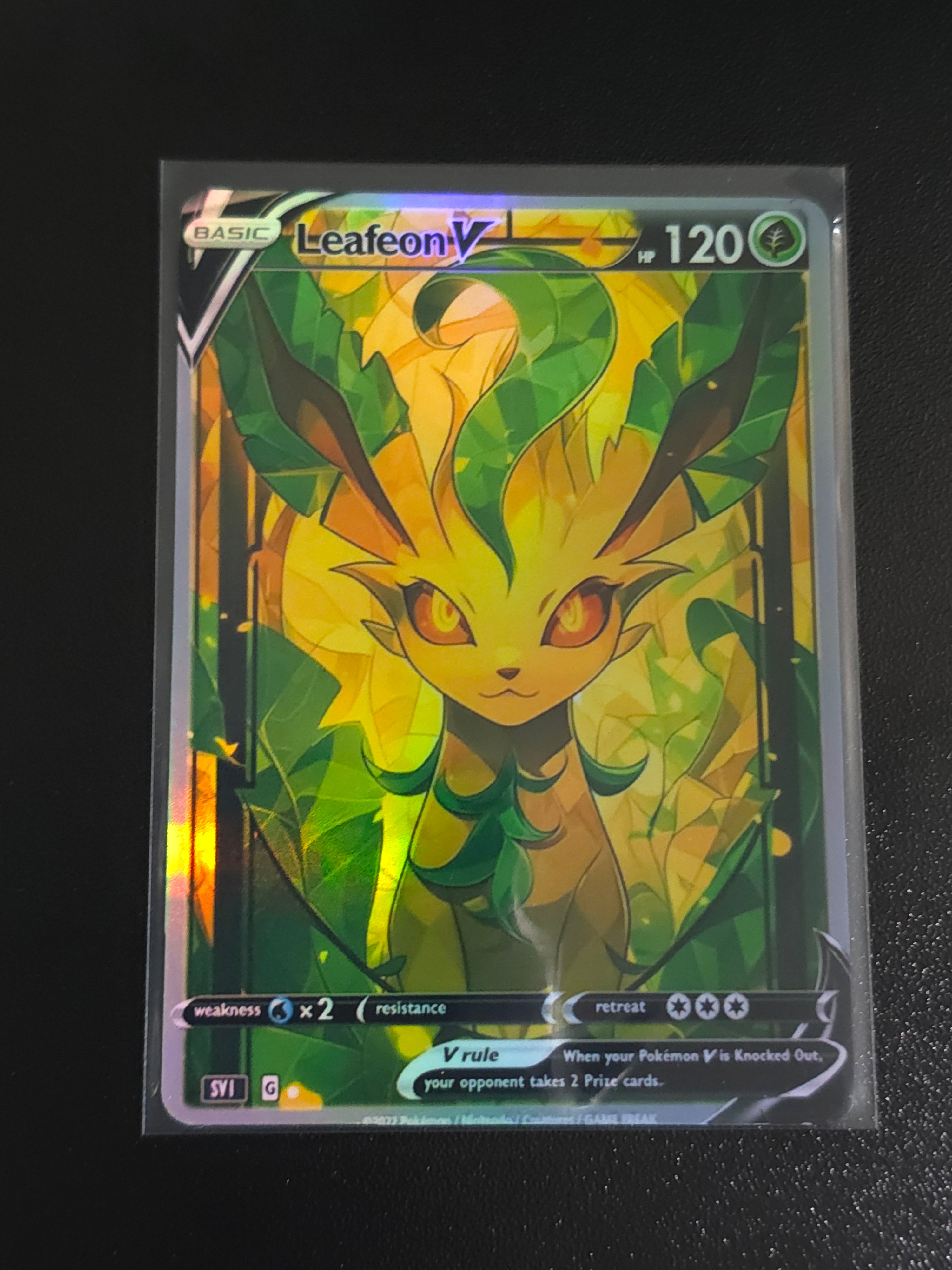 Leafeon Card *Fan Art** PTL 430
