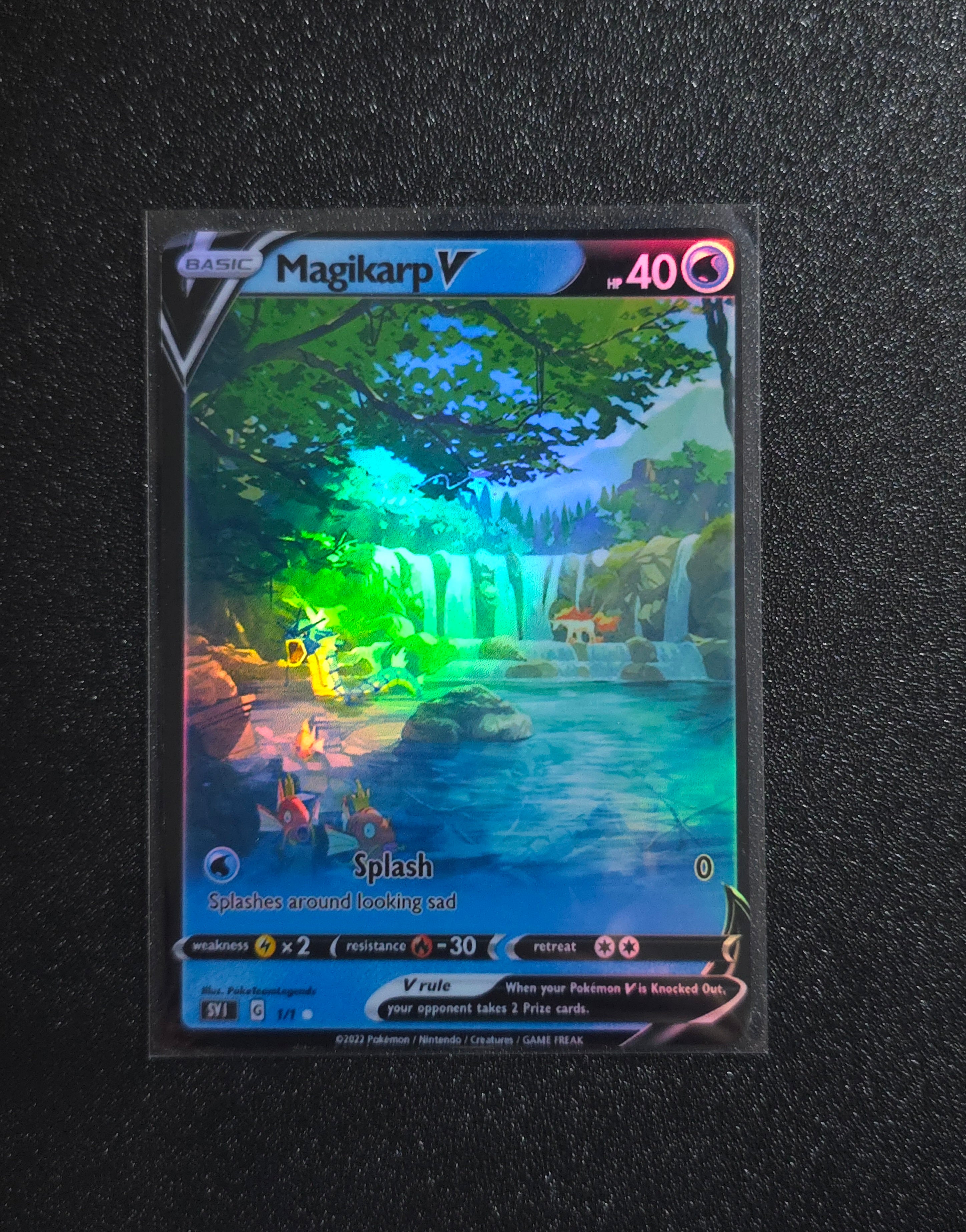 Magikarp Fan Art Pokemon Card PTL 511