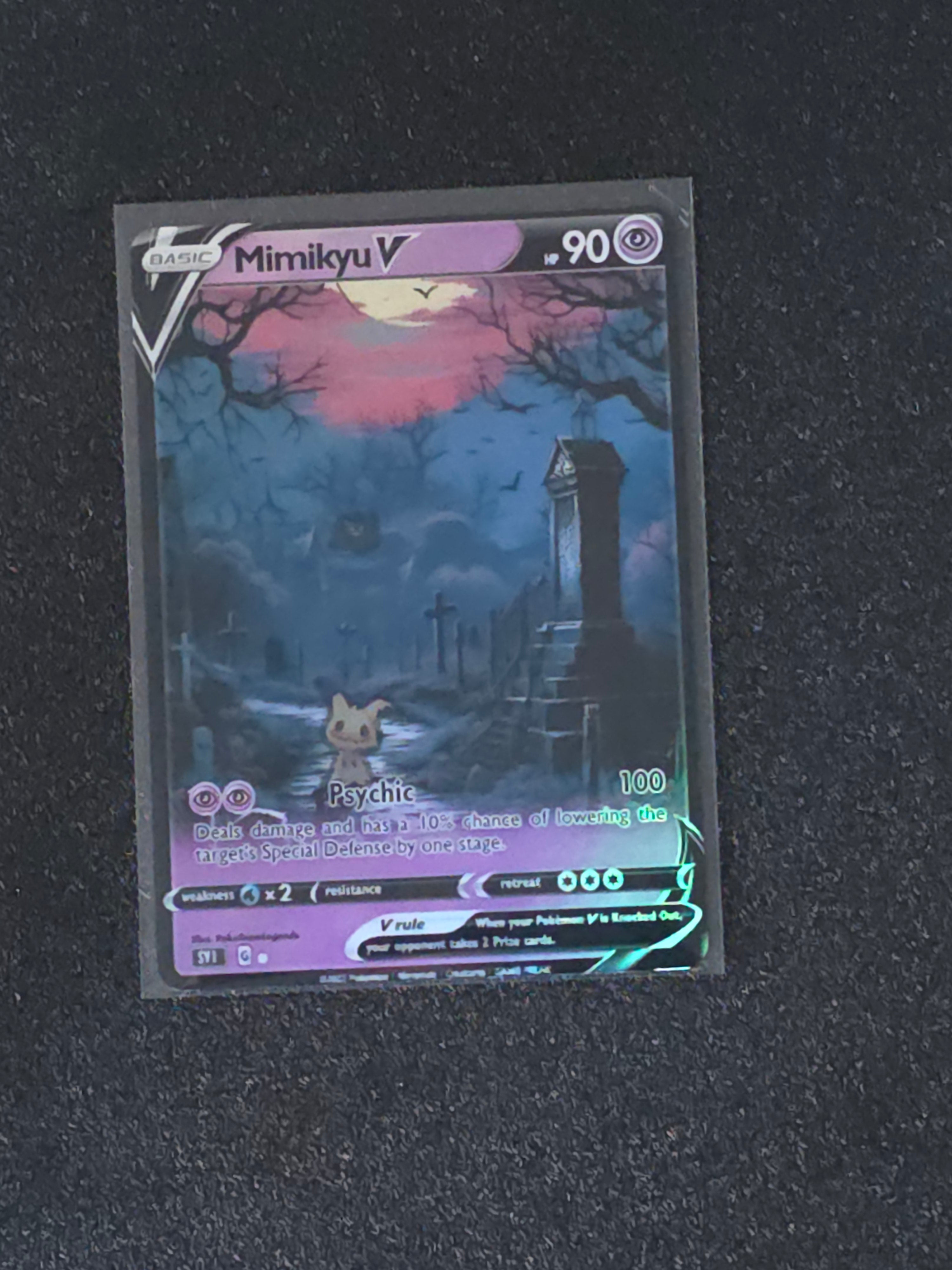 Mimikyu Fan Art Pokemon Card PTL 509
