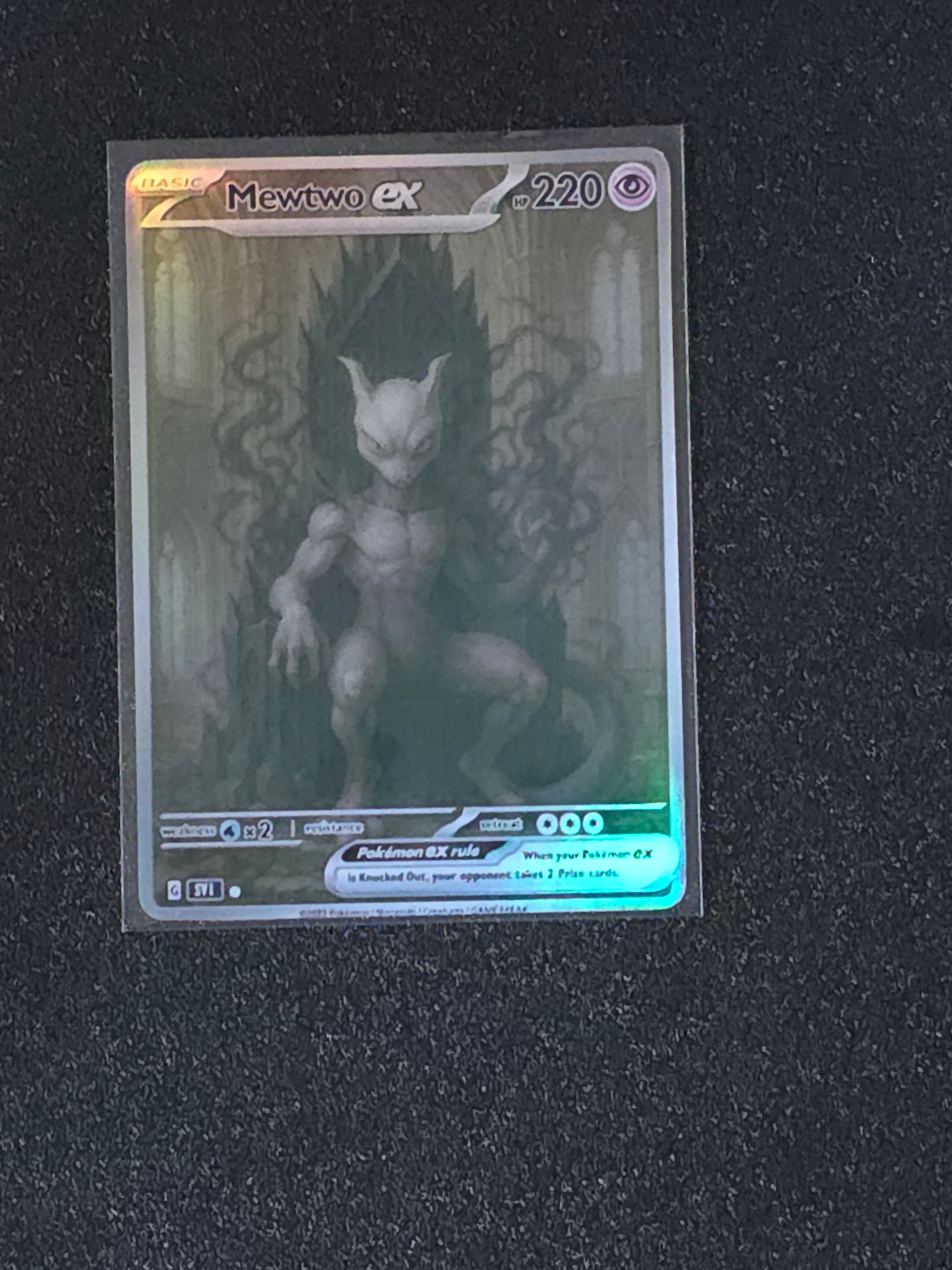 Mewtwo Fan Art Pokemon Card PTL 492