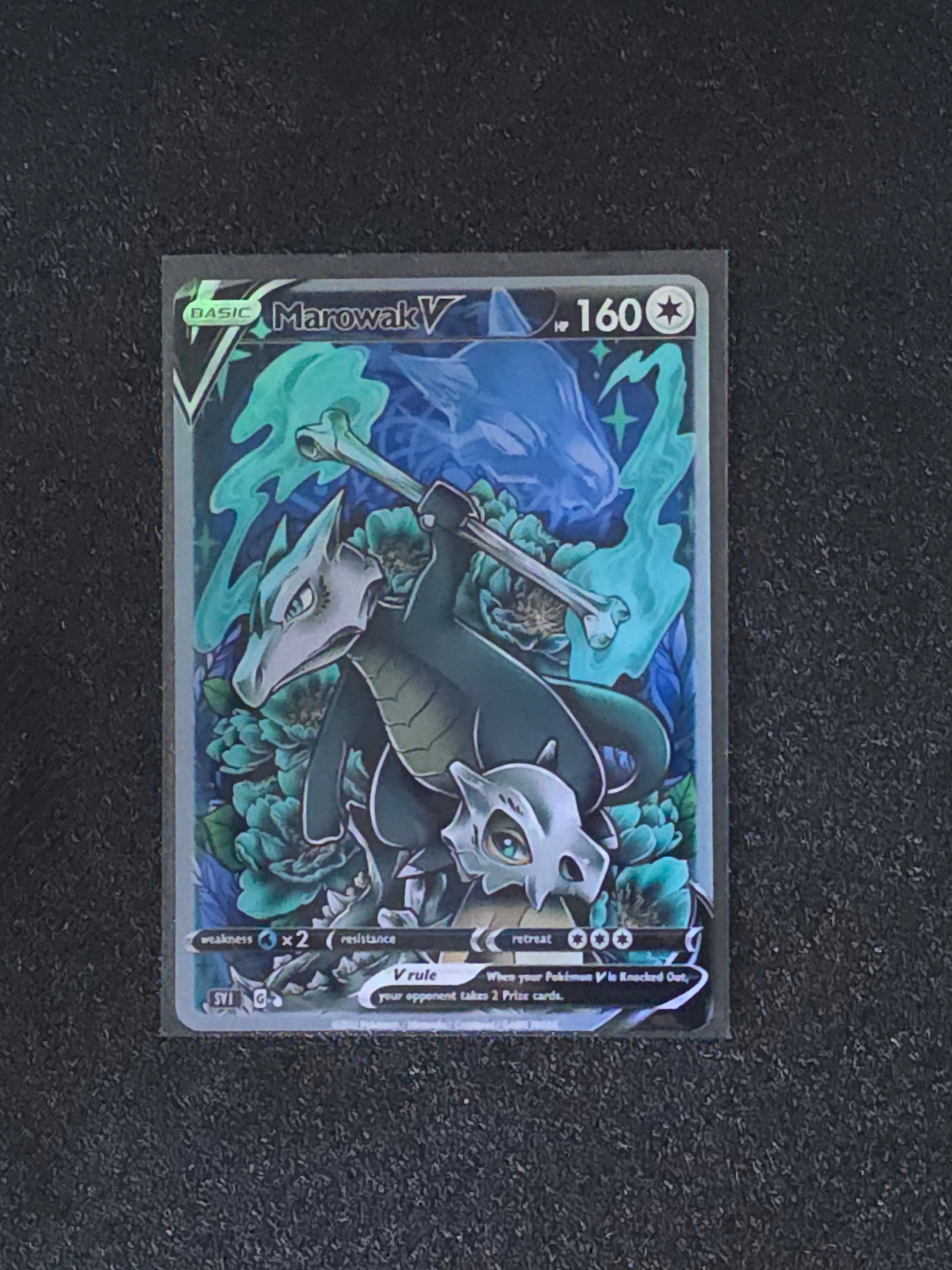 Marowak Fan Art Pokemon Card PTL 507