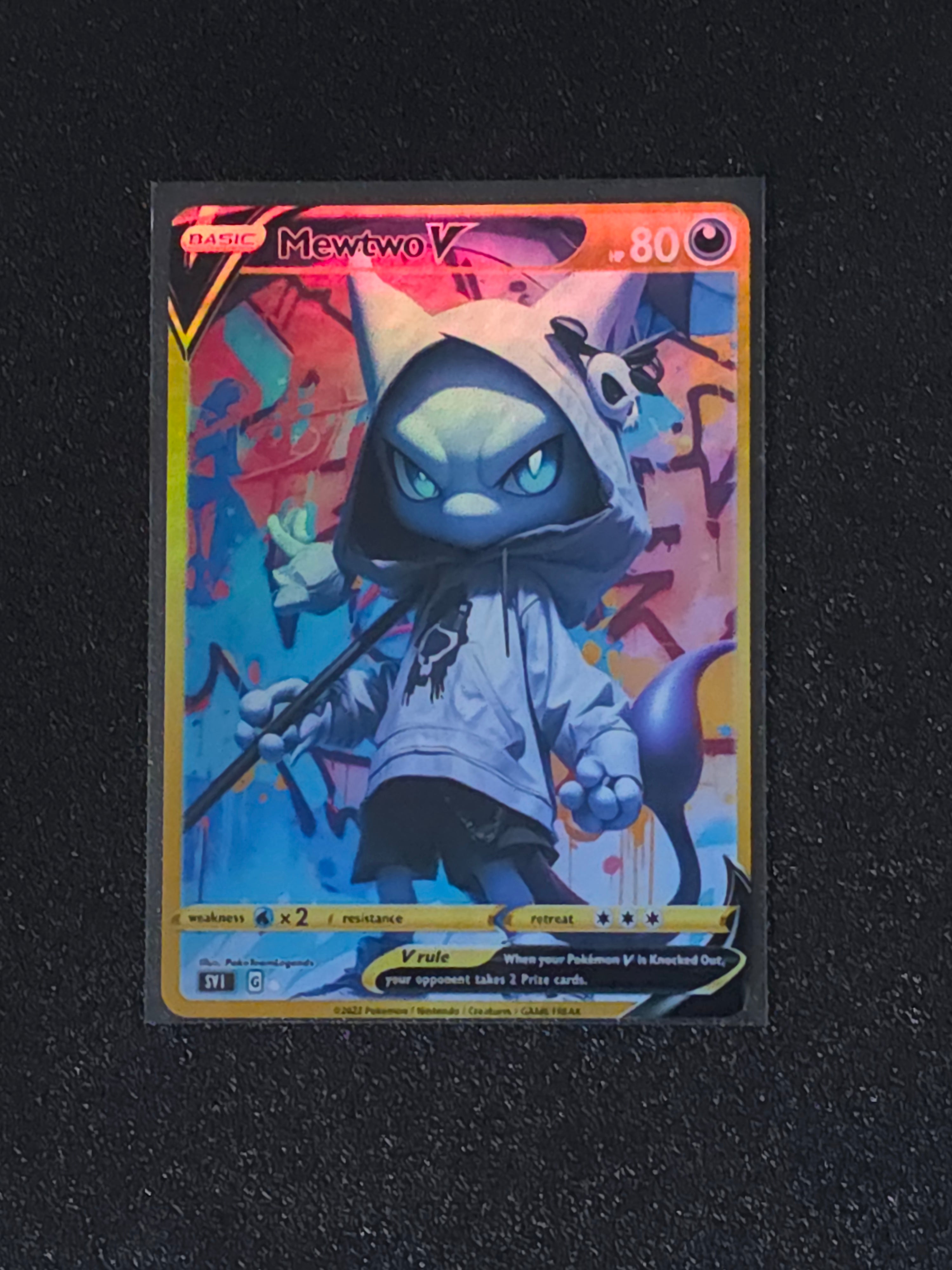 Mewtwo Fan Art Pokemon Card PTL 503