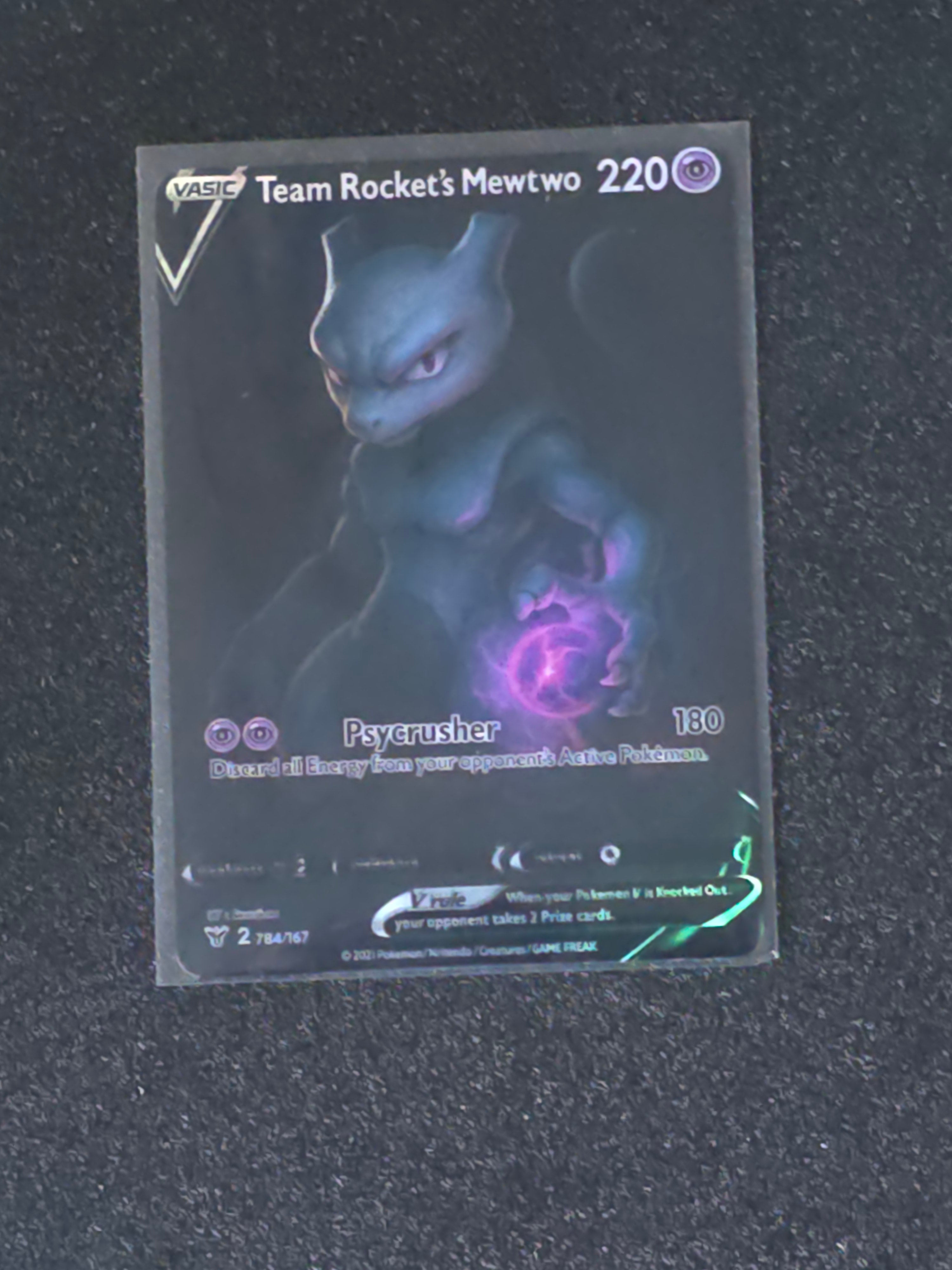 Mewtwo Fan Art Pokemon Card PTL 486