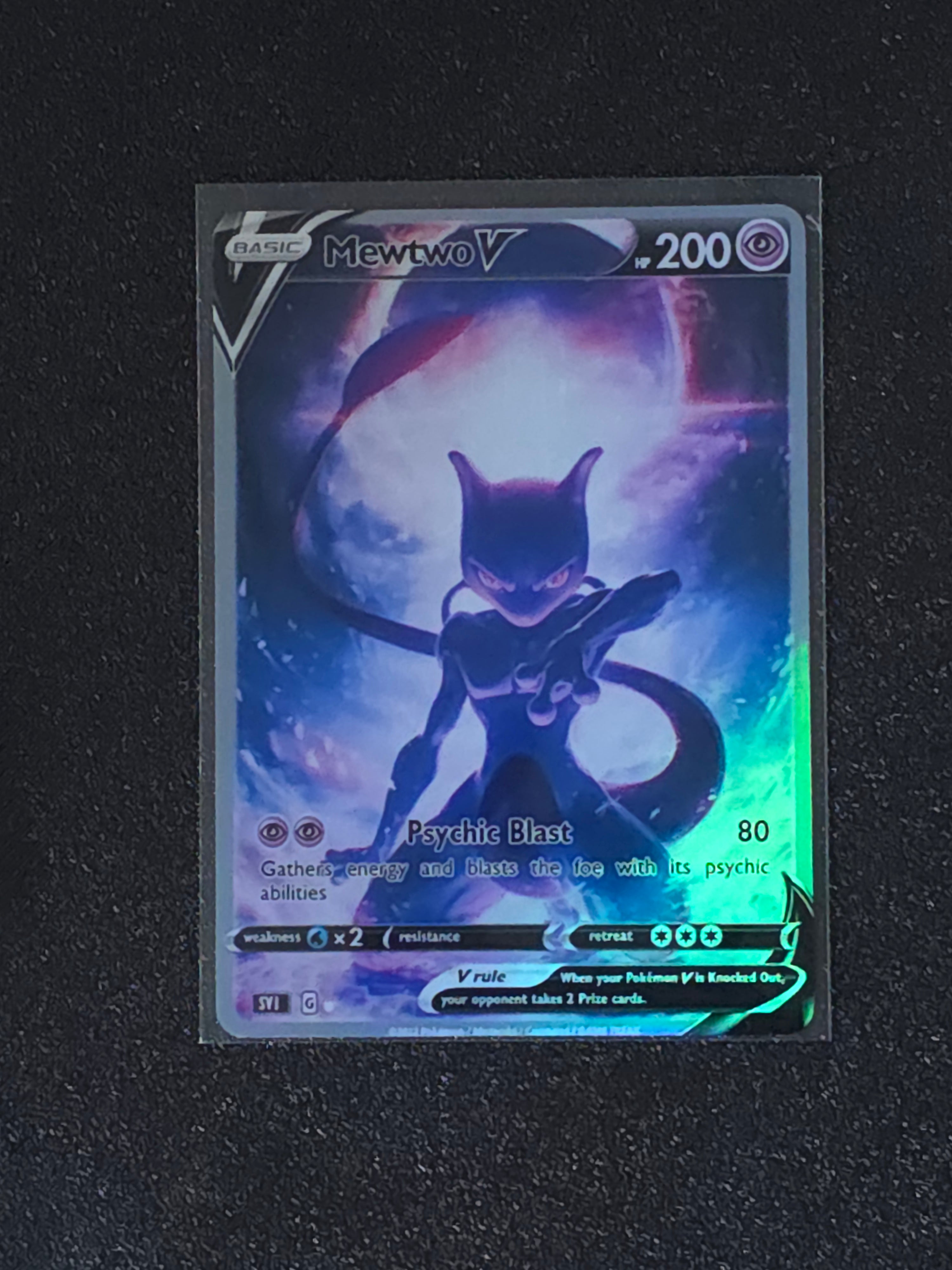 Mewtwo Fan Art Pokemon Card PTL 502