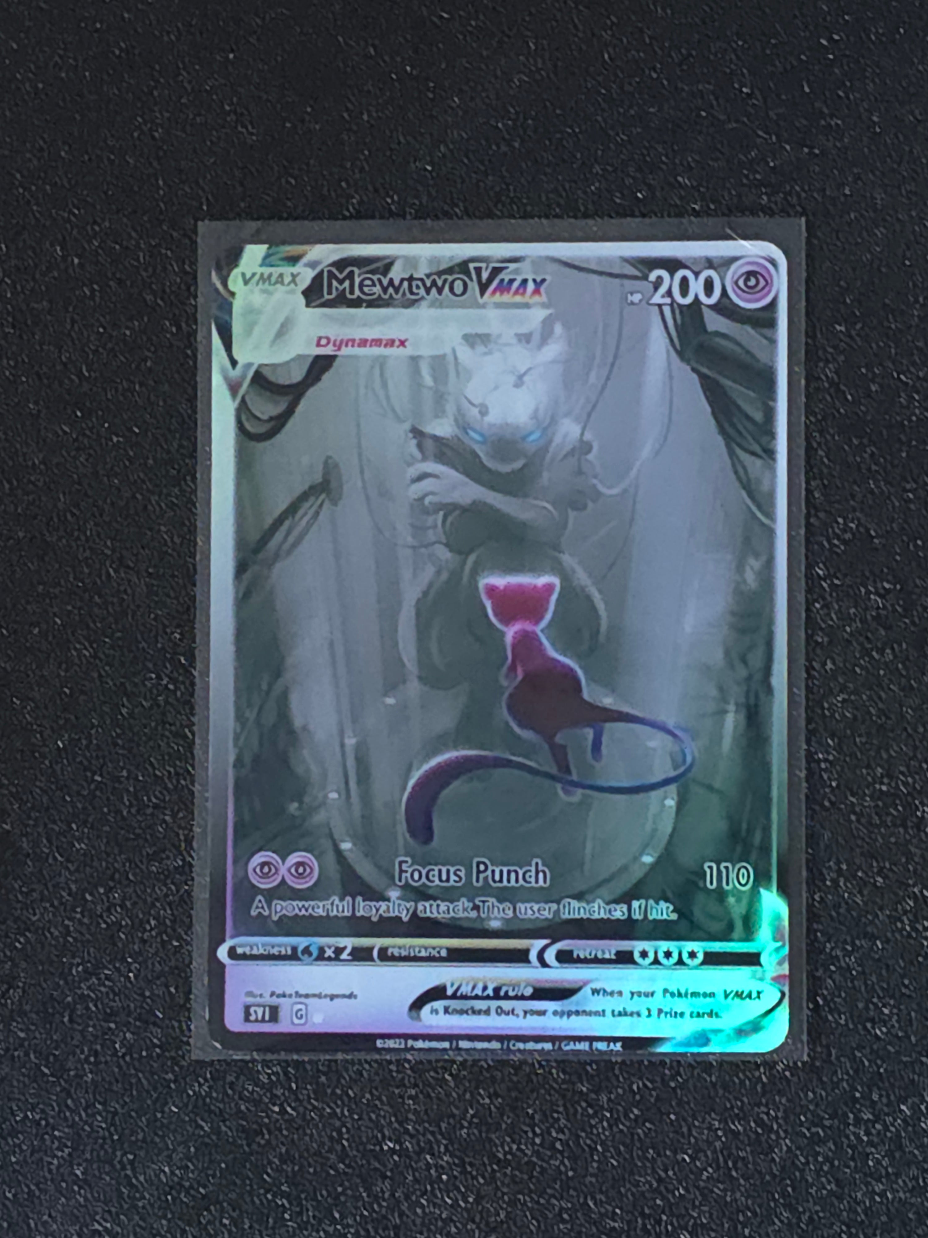 Mewtwo Fan Art Pokemon Card PTL 501