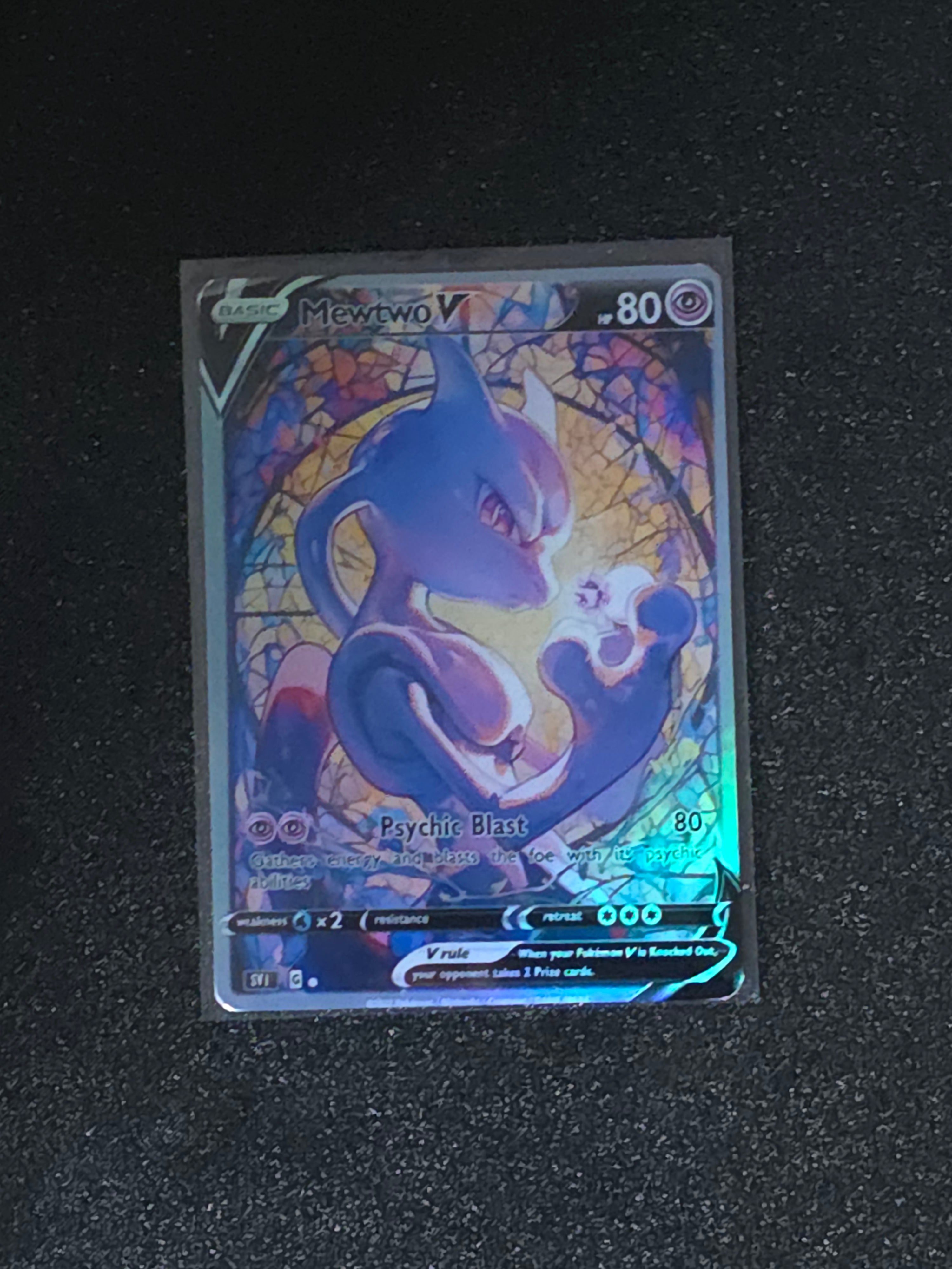 Mewtwo Fan Art Pokemon Card PTL 498