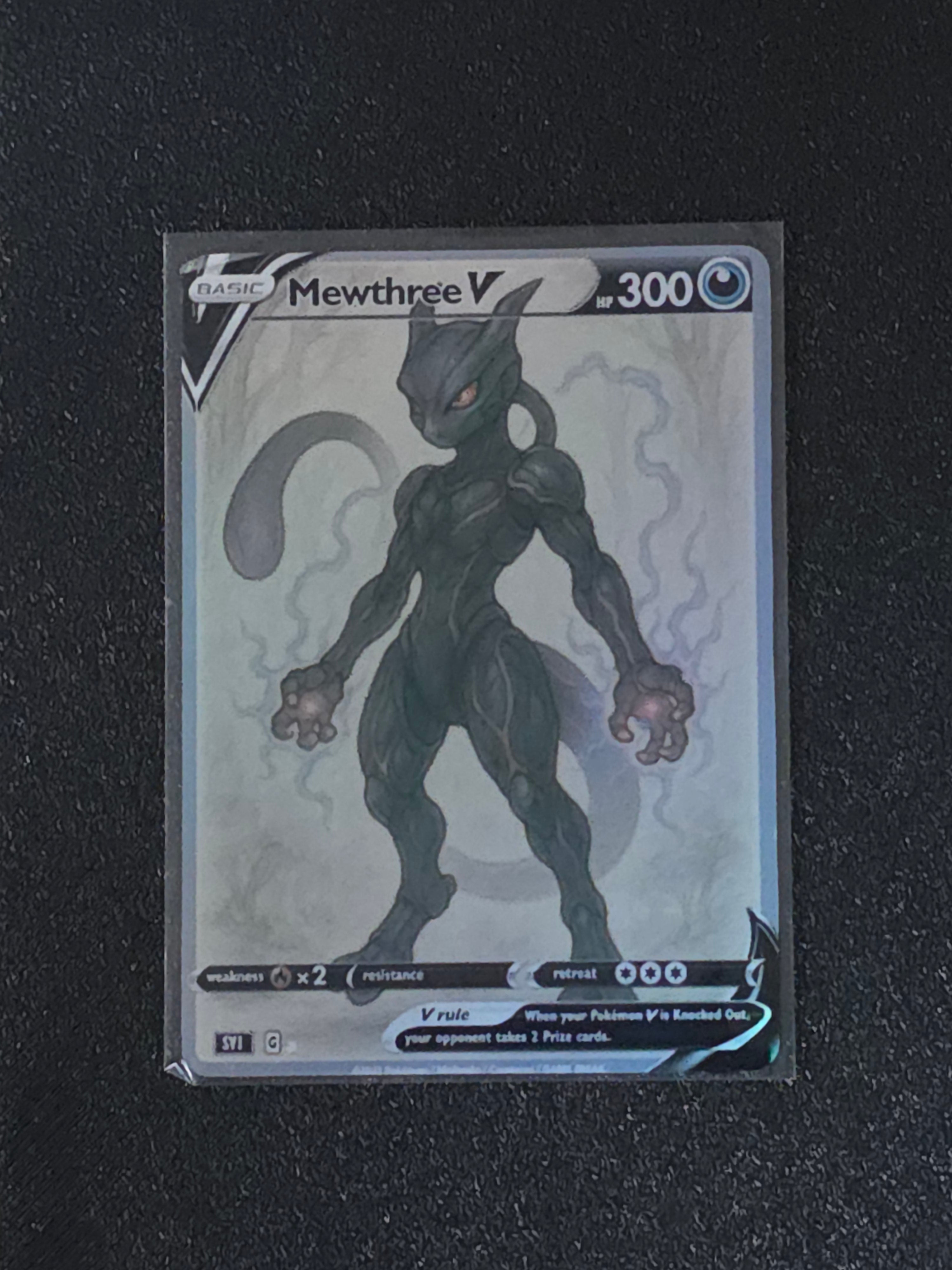 Mewthree Fan Art Pokemon Card PTL 482