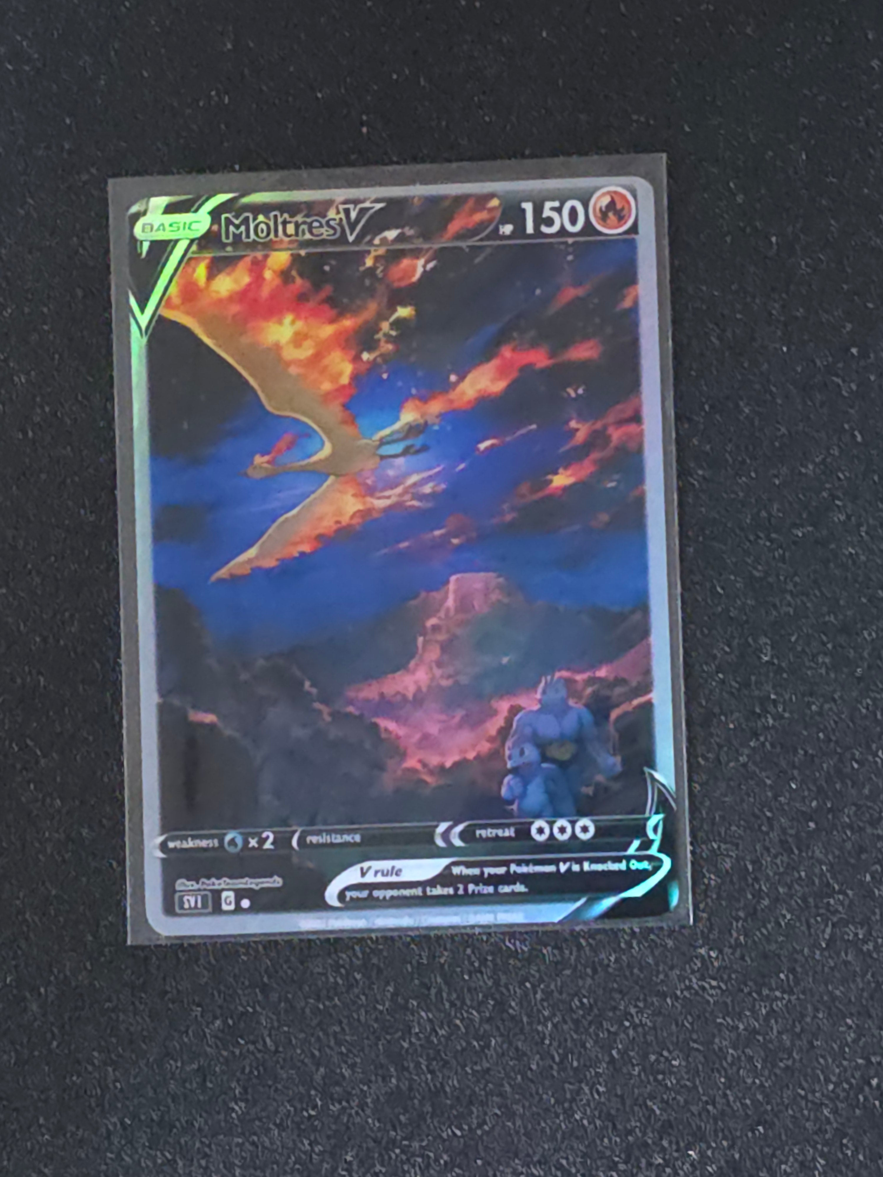 Moltres Fan Art Pokemon Card PTL 520