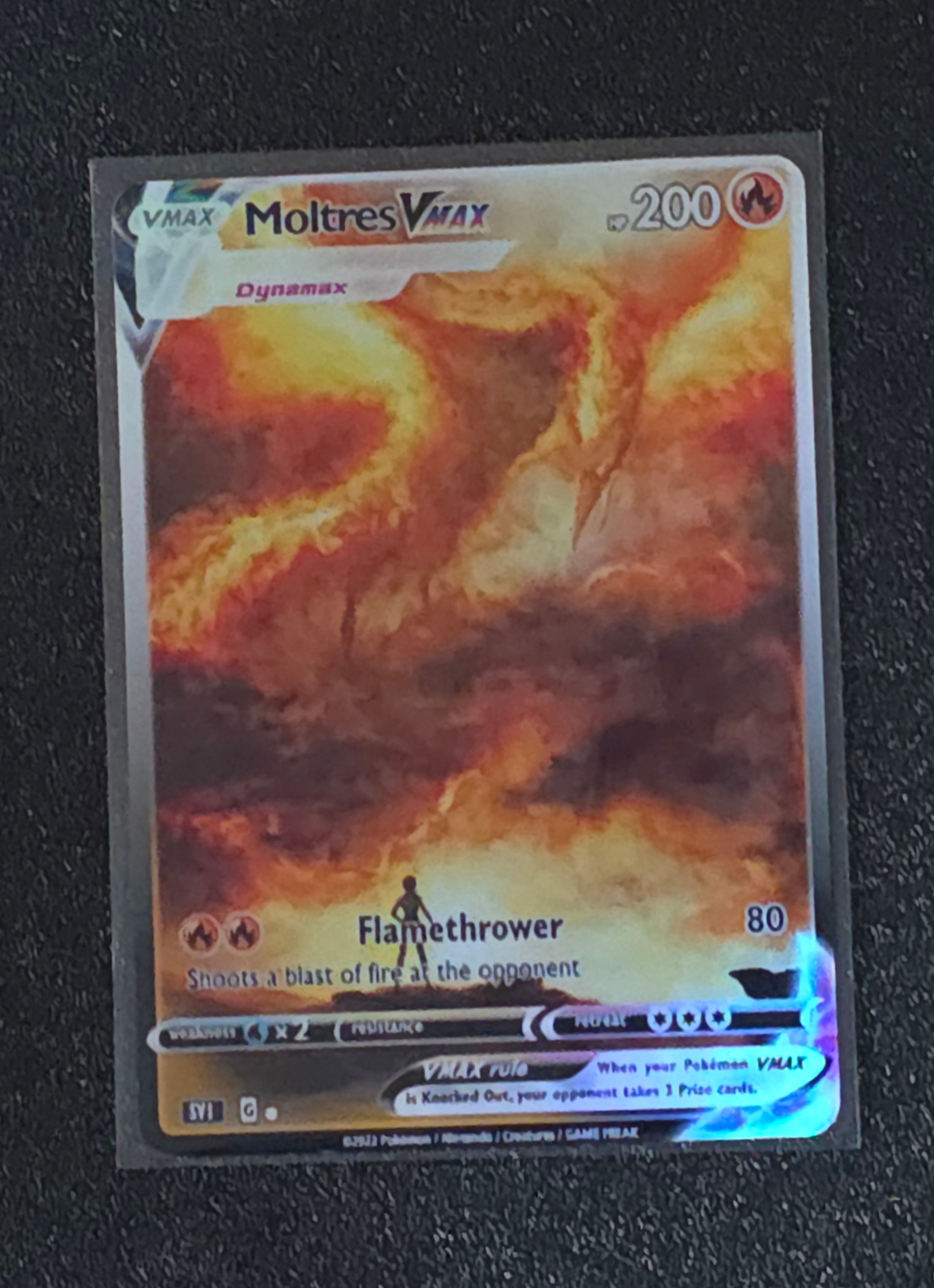 Moltres Fan Art Pokemon Card PTL 521