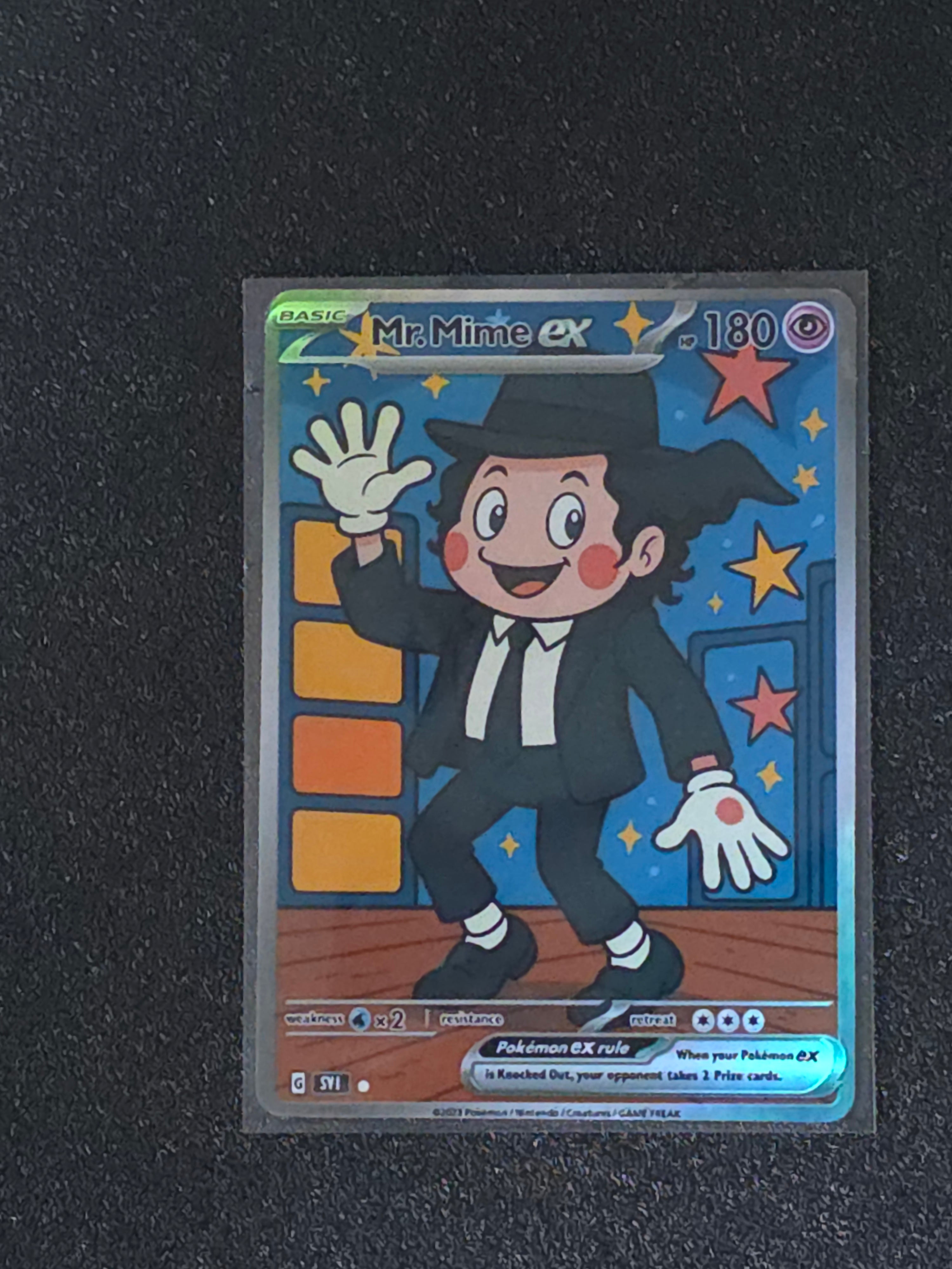 Mr. Mime Fan Art Pokemon Card PTL 528