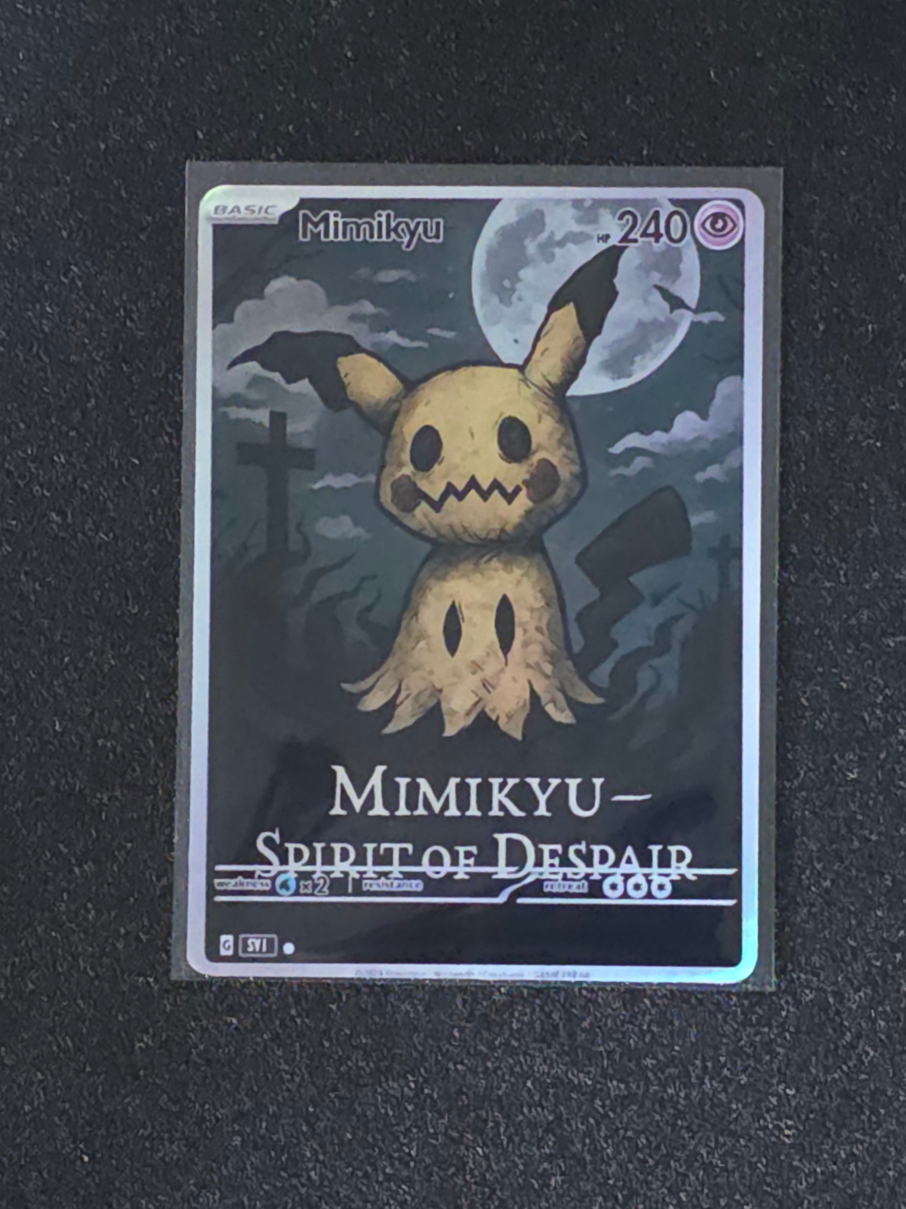 Mimikyu Fan Art Pokemon Card PTL 544