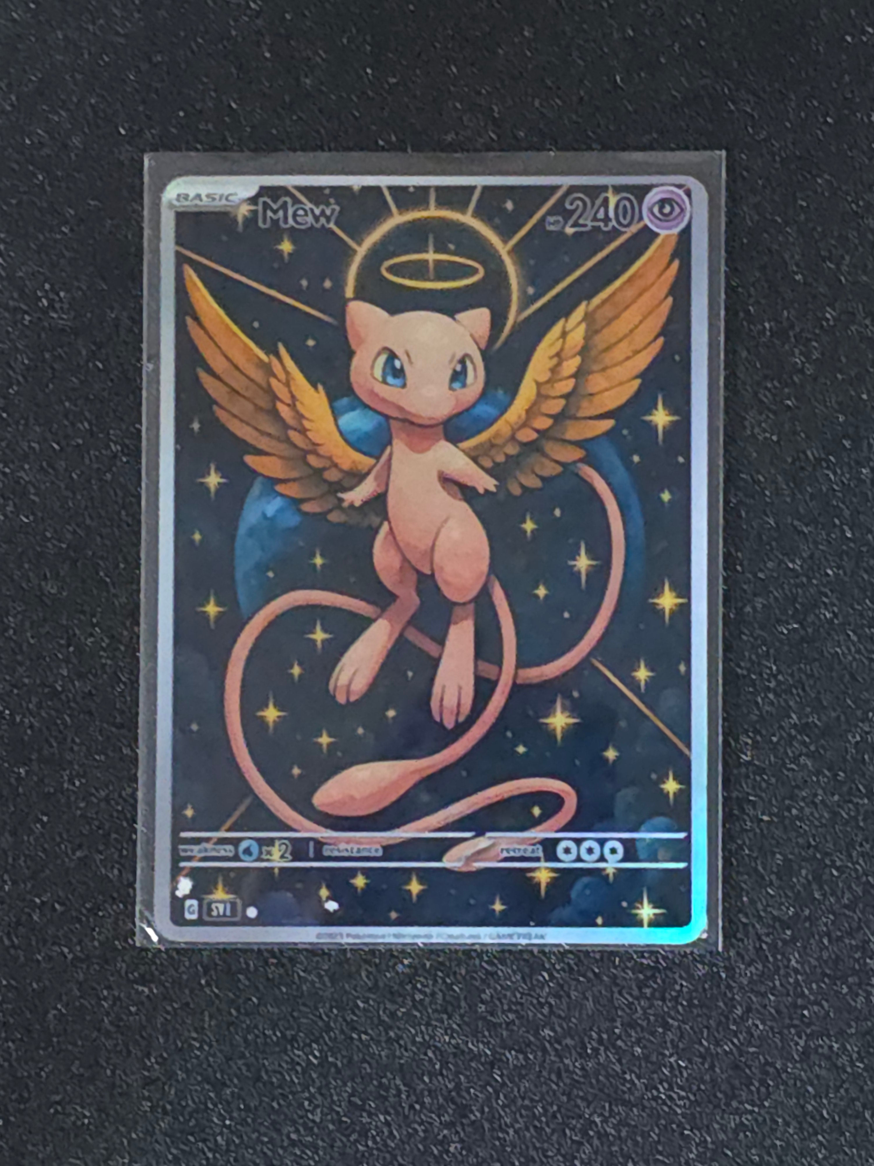 Mew Fan Art Pokemon Card PTL 545