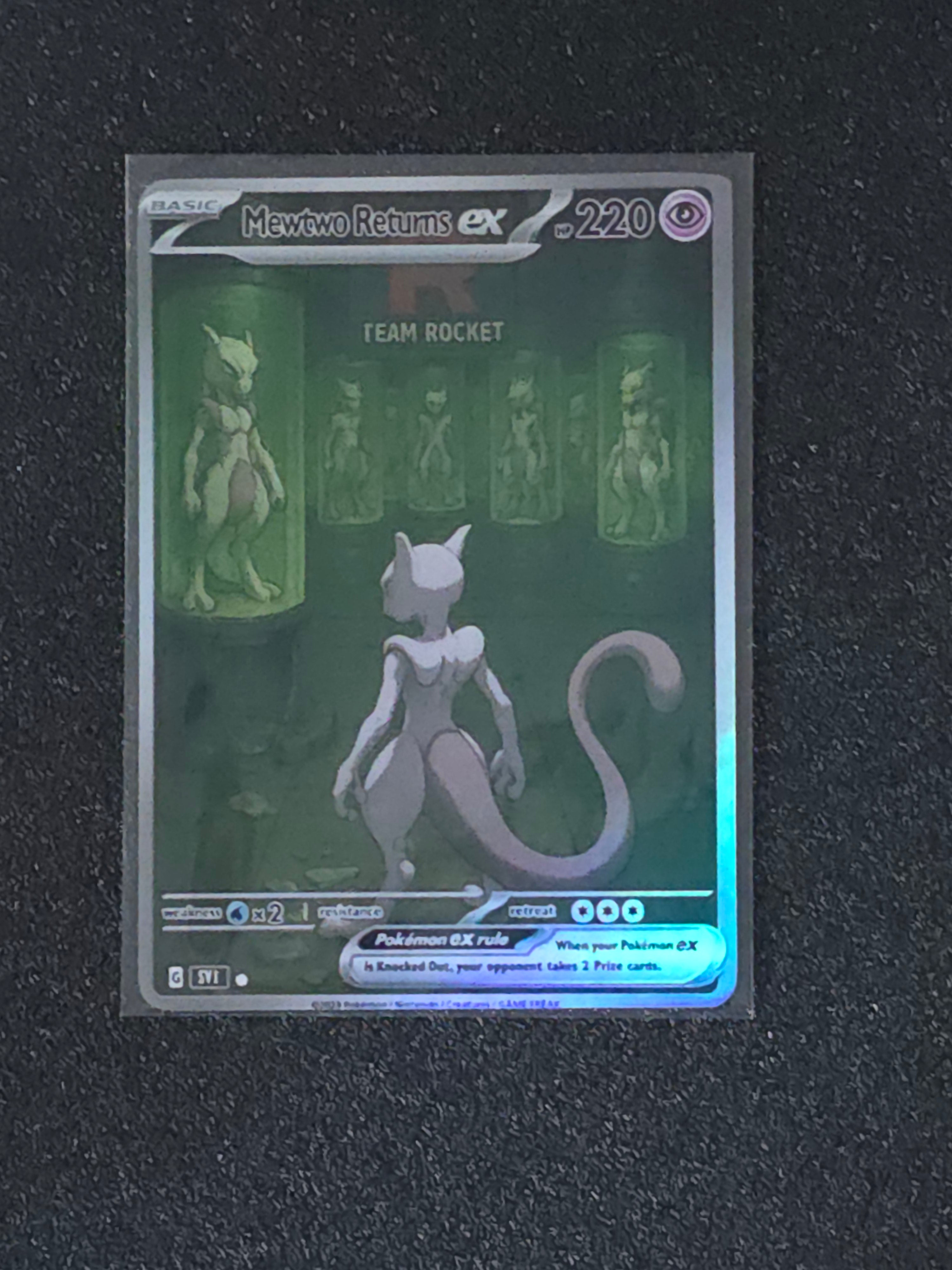 Mewtwo Fan Art Pokemon Card PTL 547