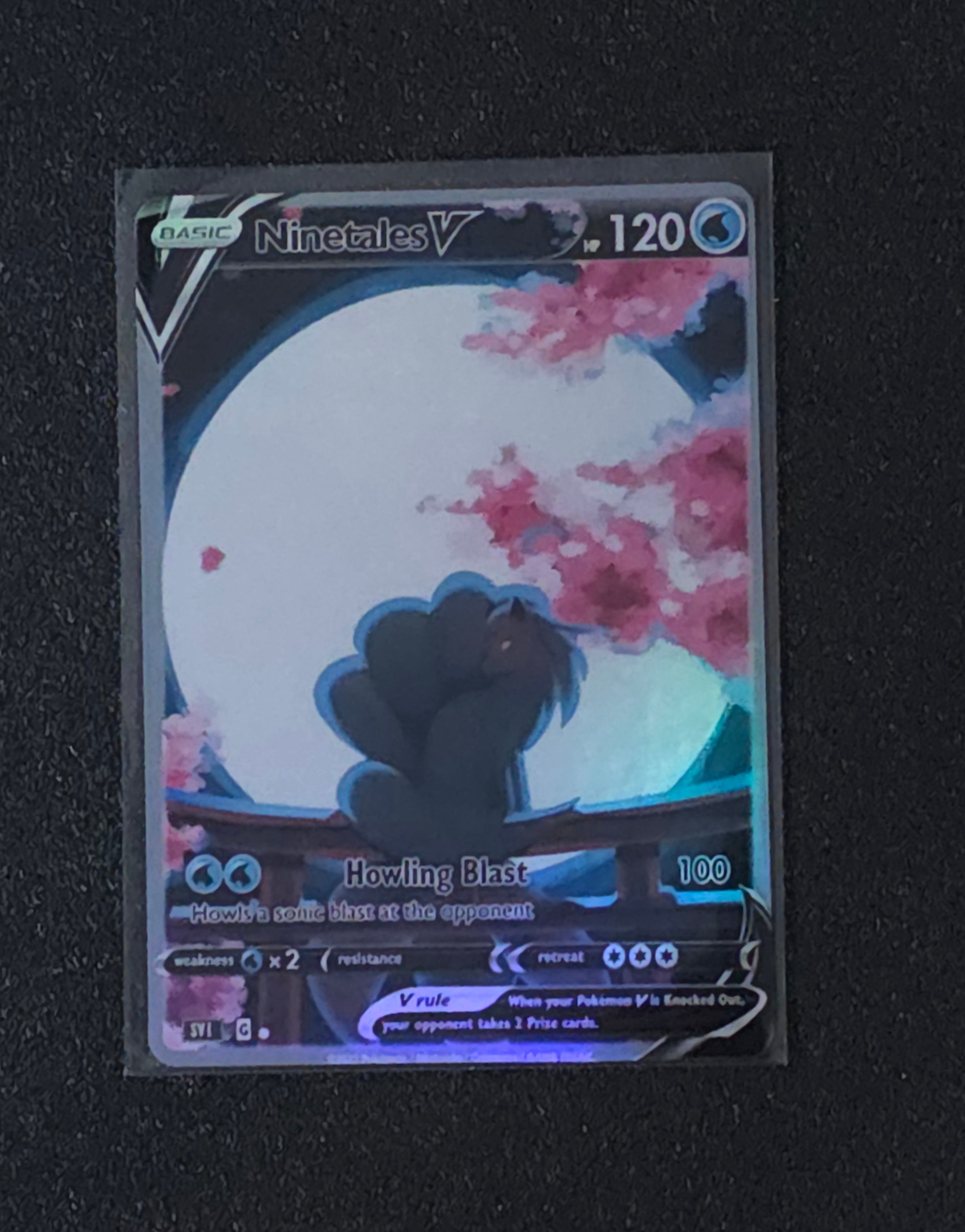 Ninetales Fan Art Pokemon Card PTL 561