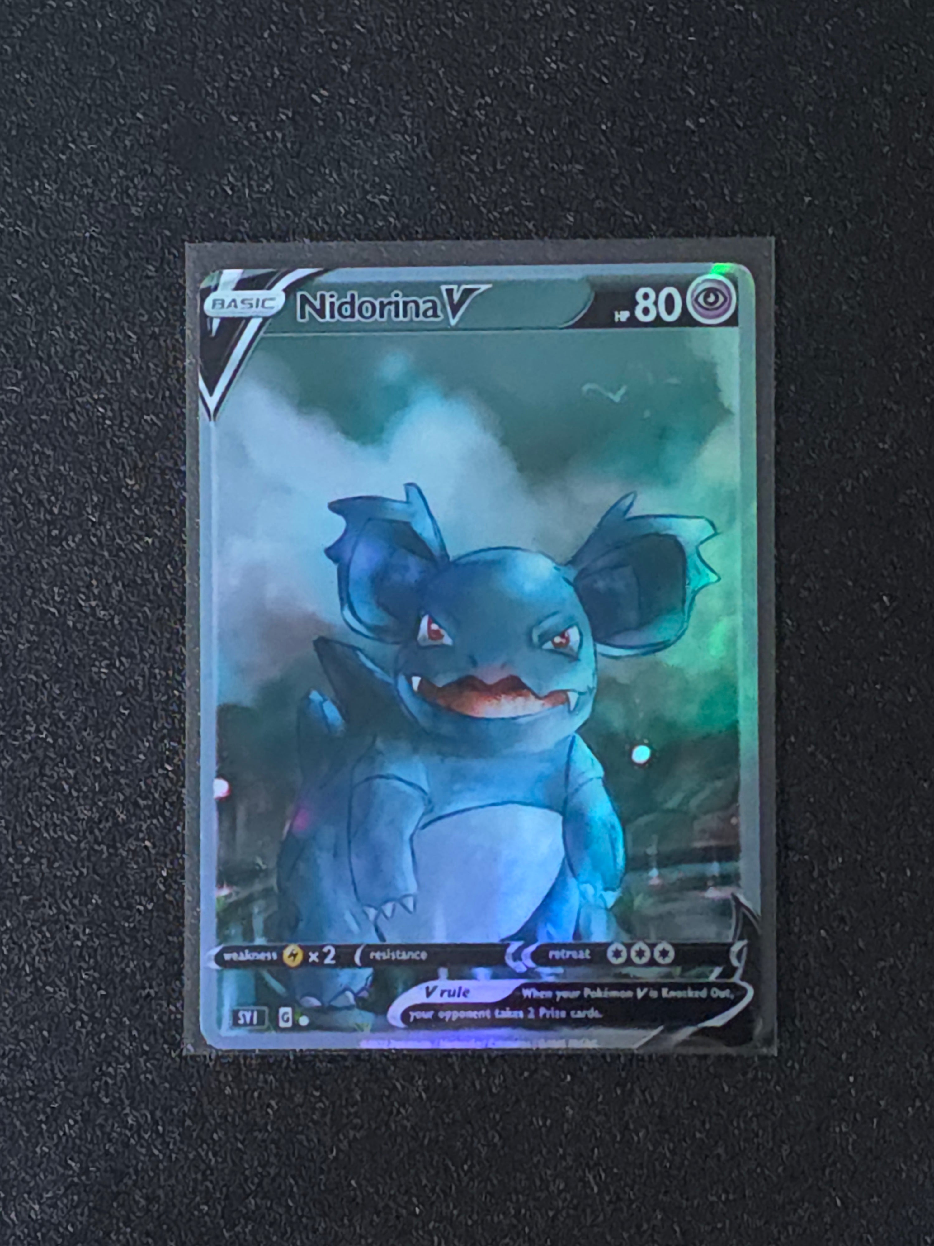 Nidorina Fan Art Pokemon Card PTL 556