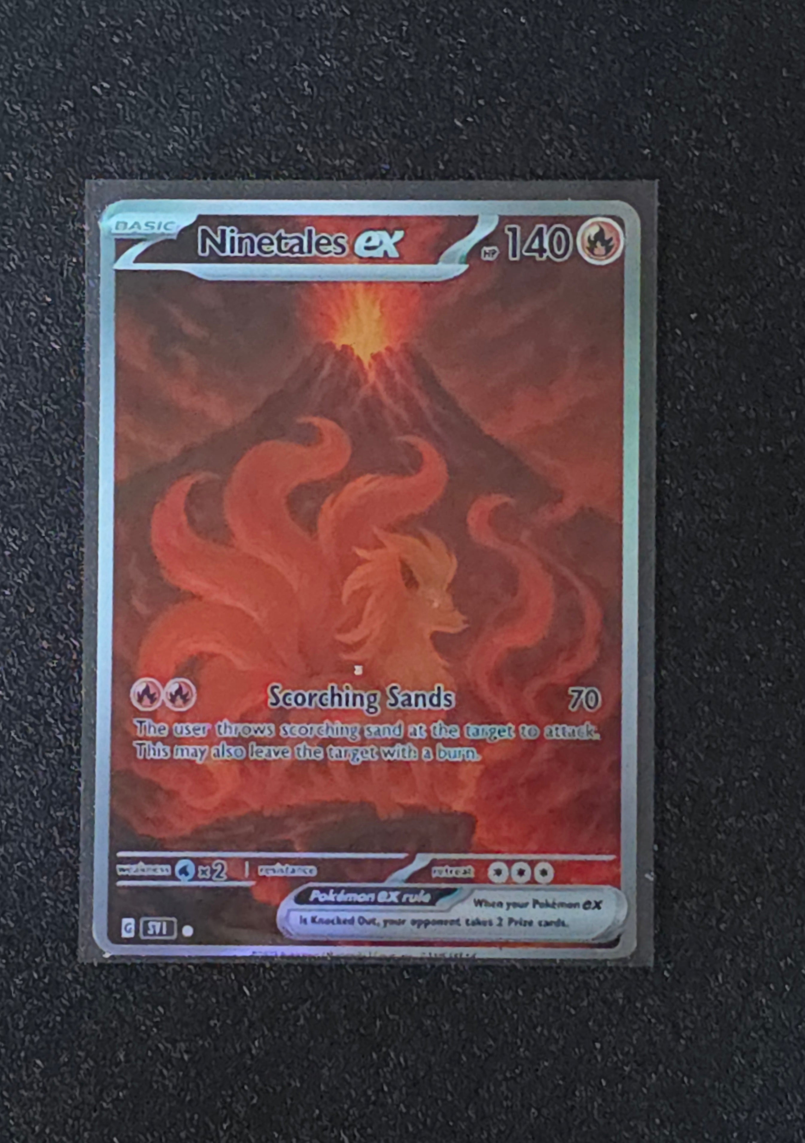 Ninetales Fan Art Pokemon Card PTL 552
