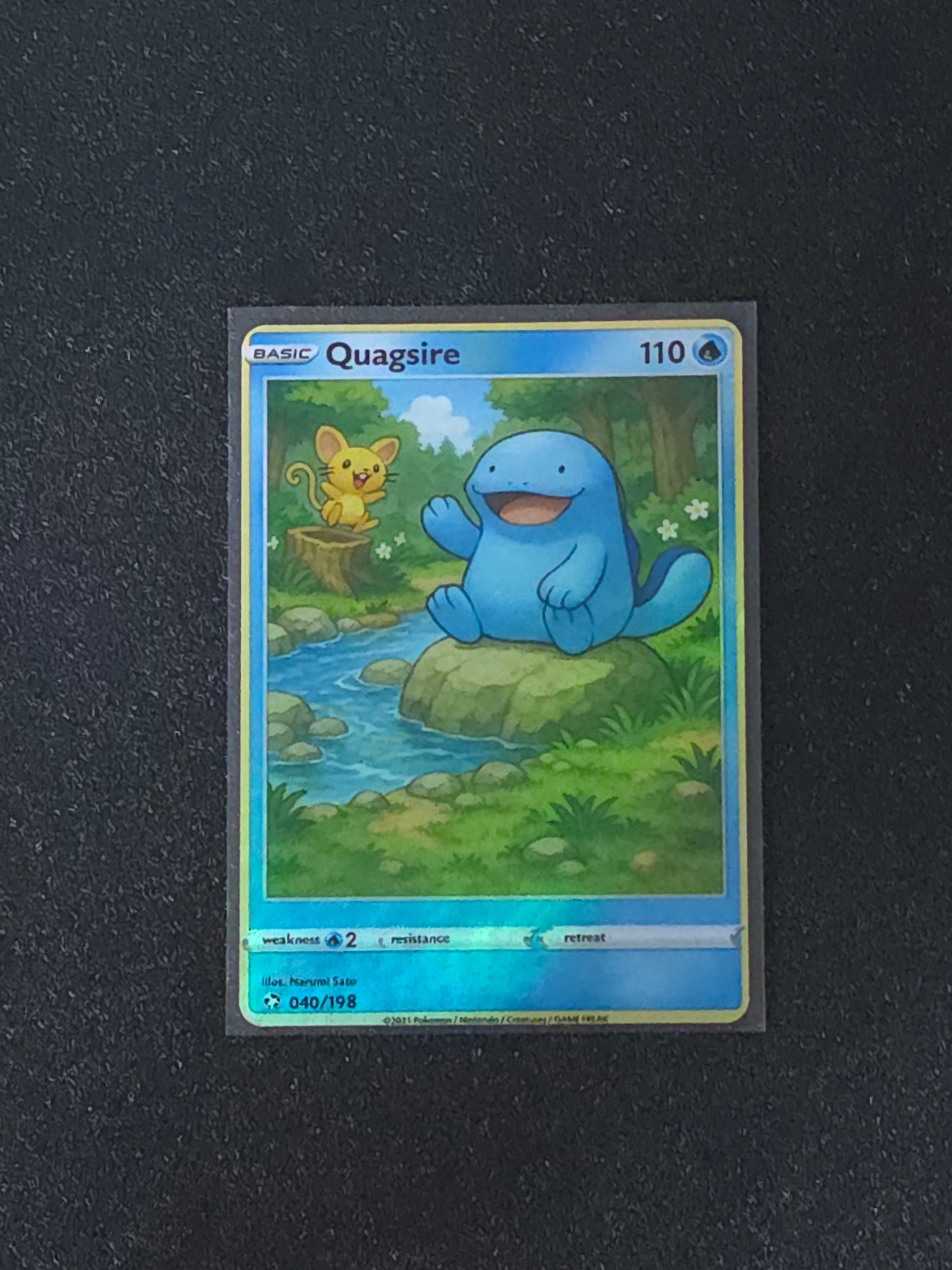 Quagsire Fan Art Pokemon Card PTL 566