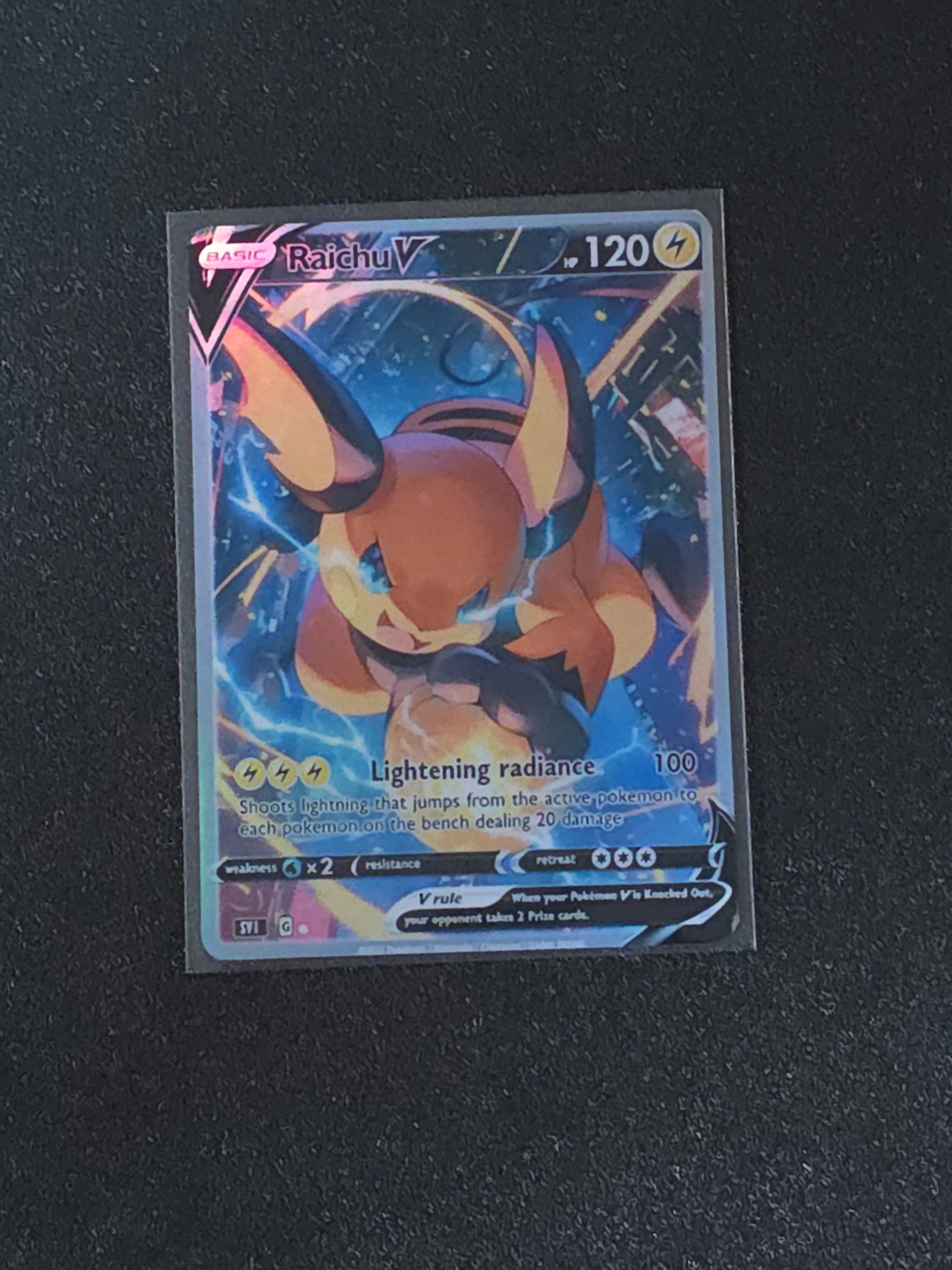 Raichu Fan Art Pokemon Card PTL 569