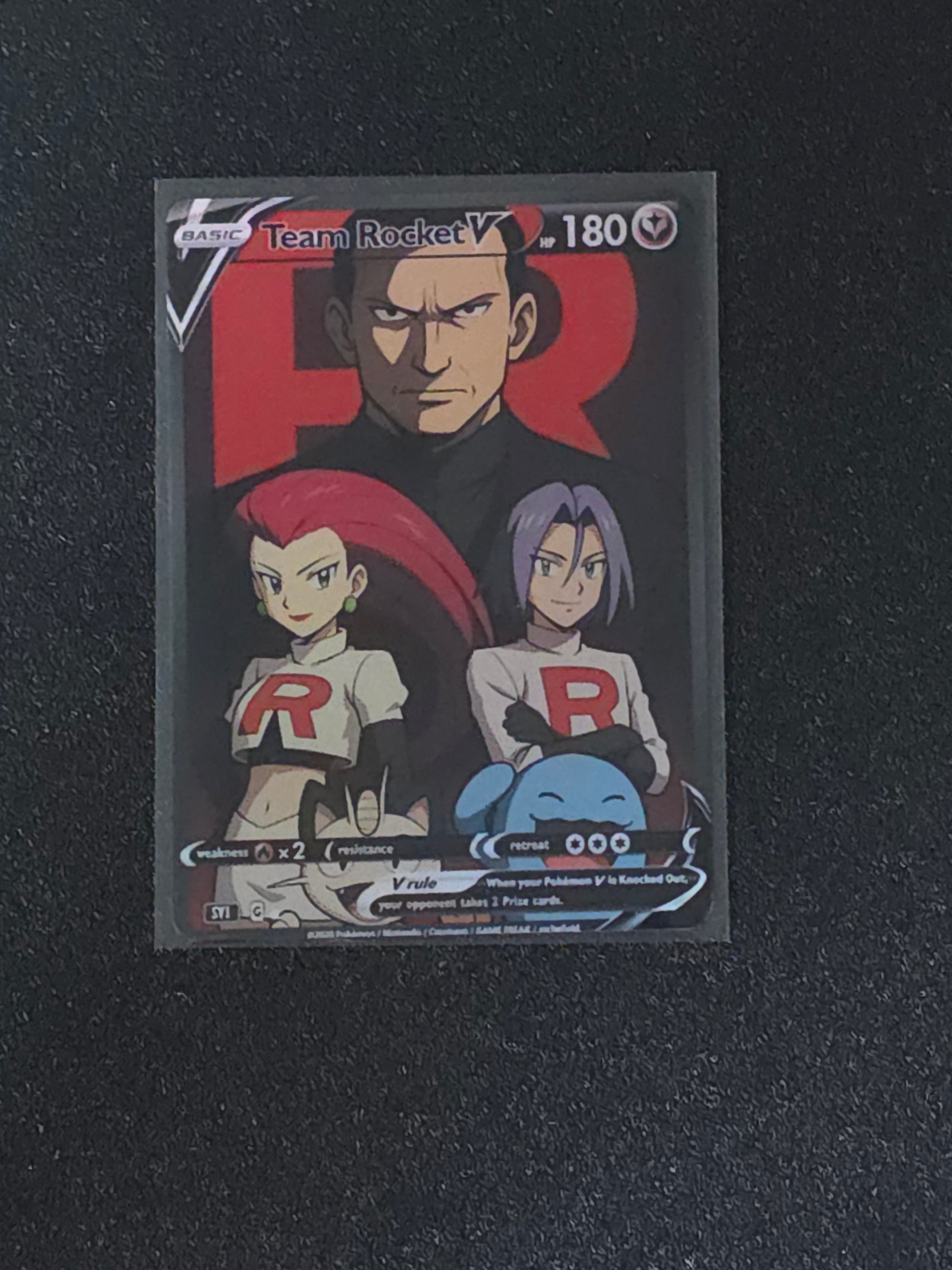 Team Rocket Fan Art Pokemon Card PTL 577