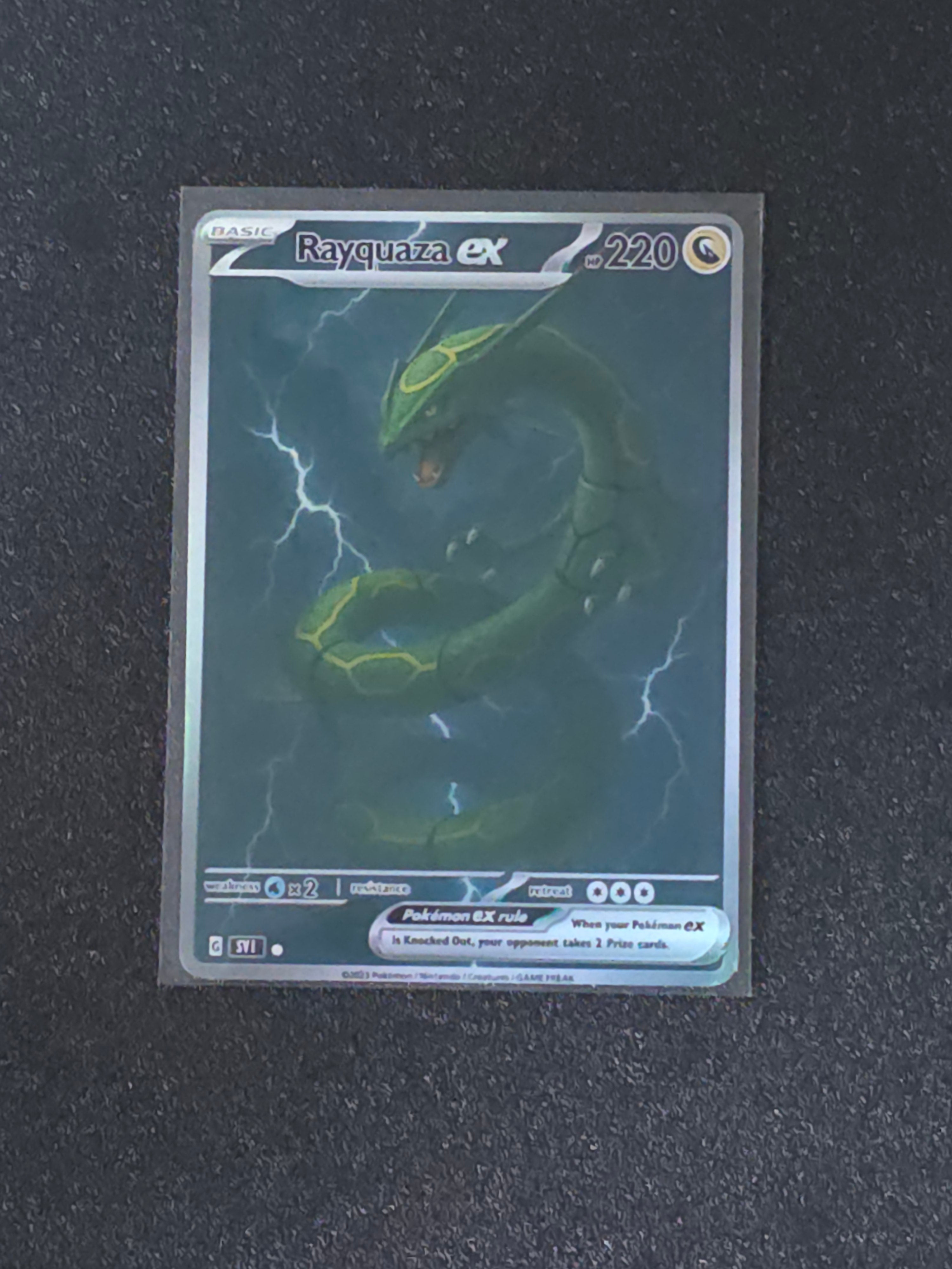 Rayquaza Fan Art Pokemon Card PTL 581