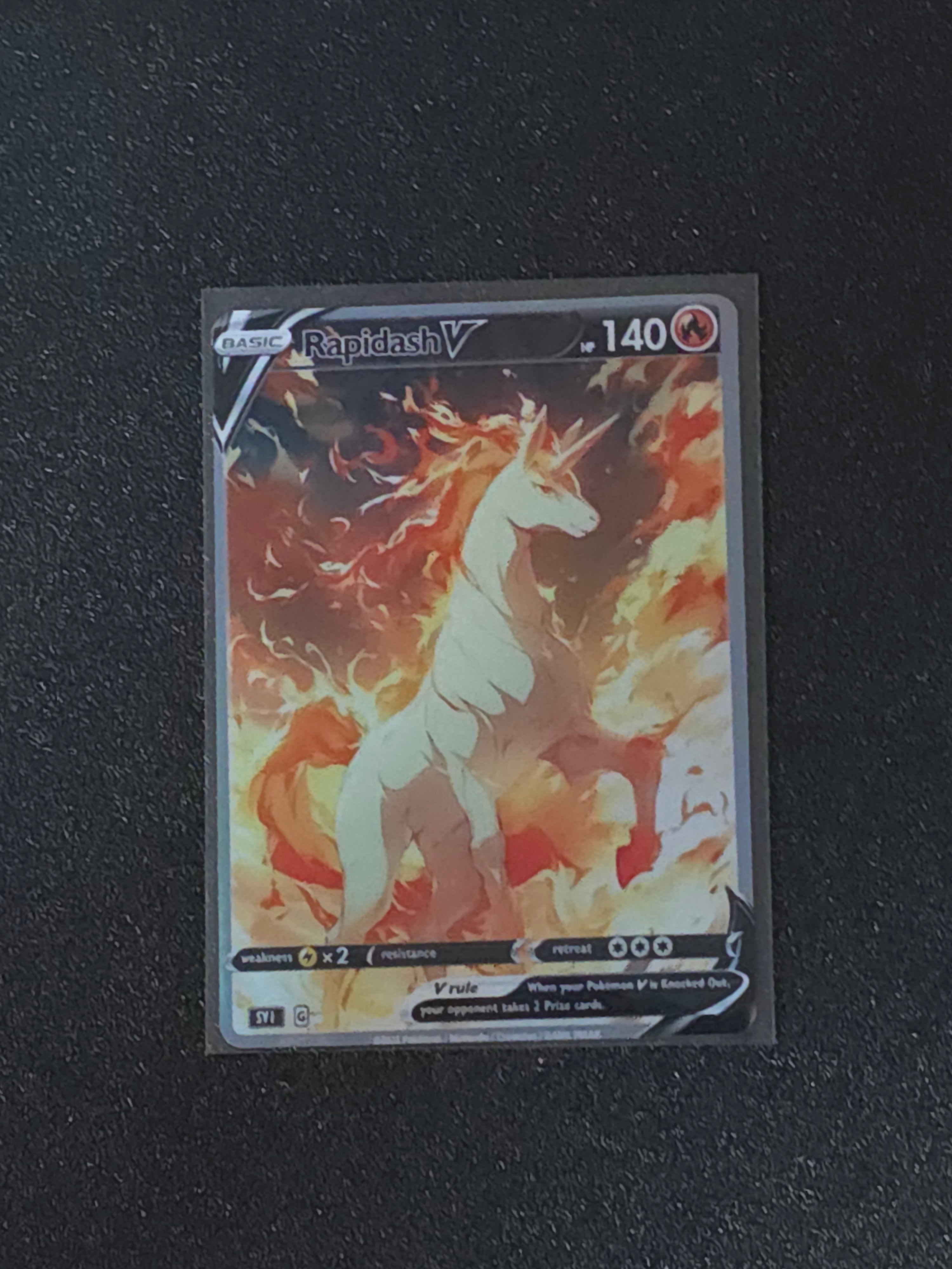 Rapidash Fan Art Pokemon Card PTL 582
