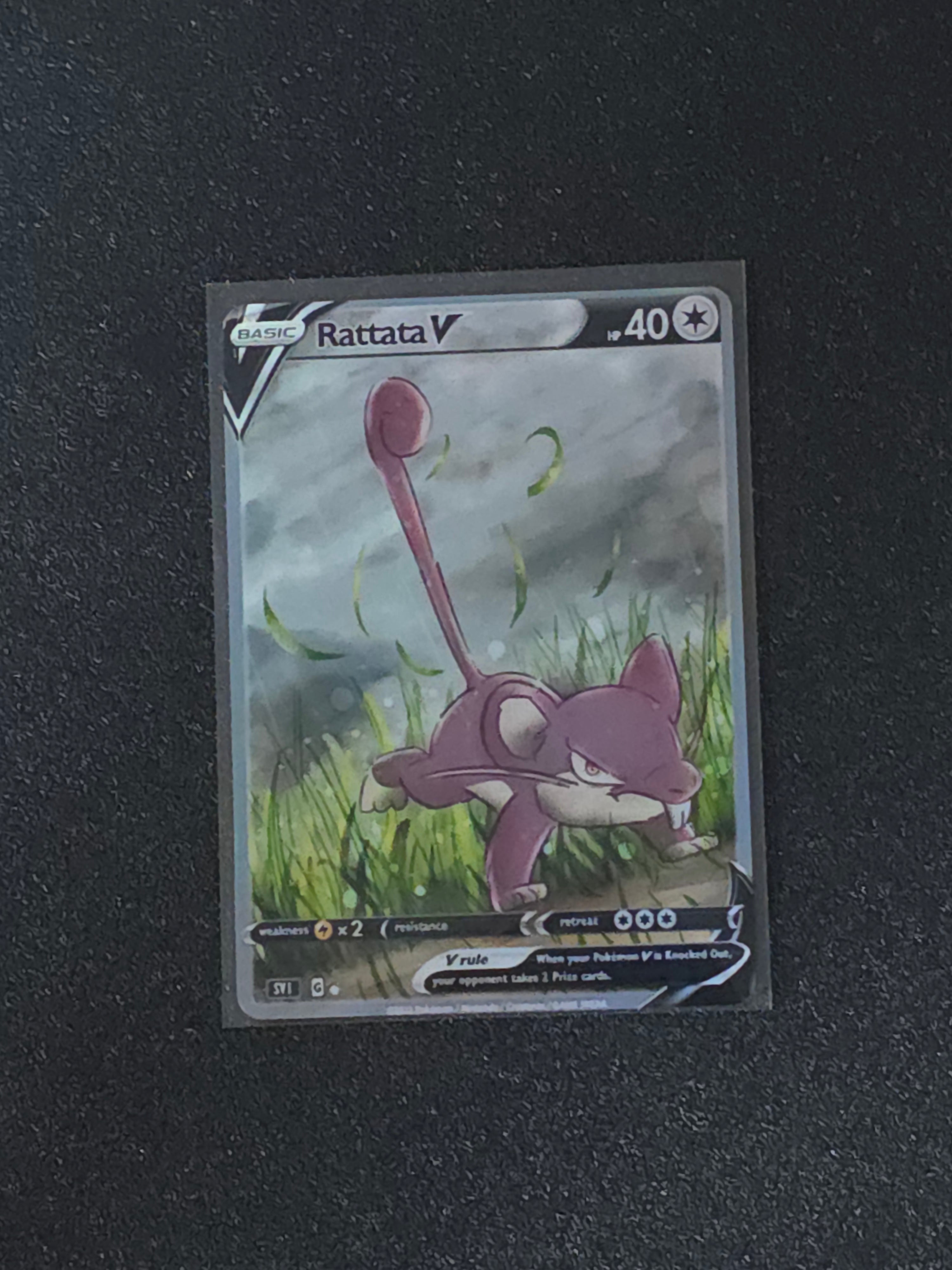 Rattata Fan Art Pokemon Card PTL 584