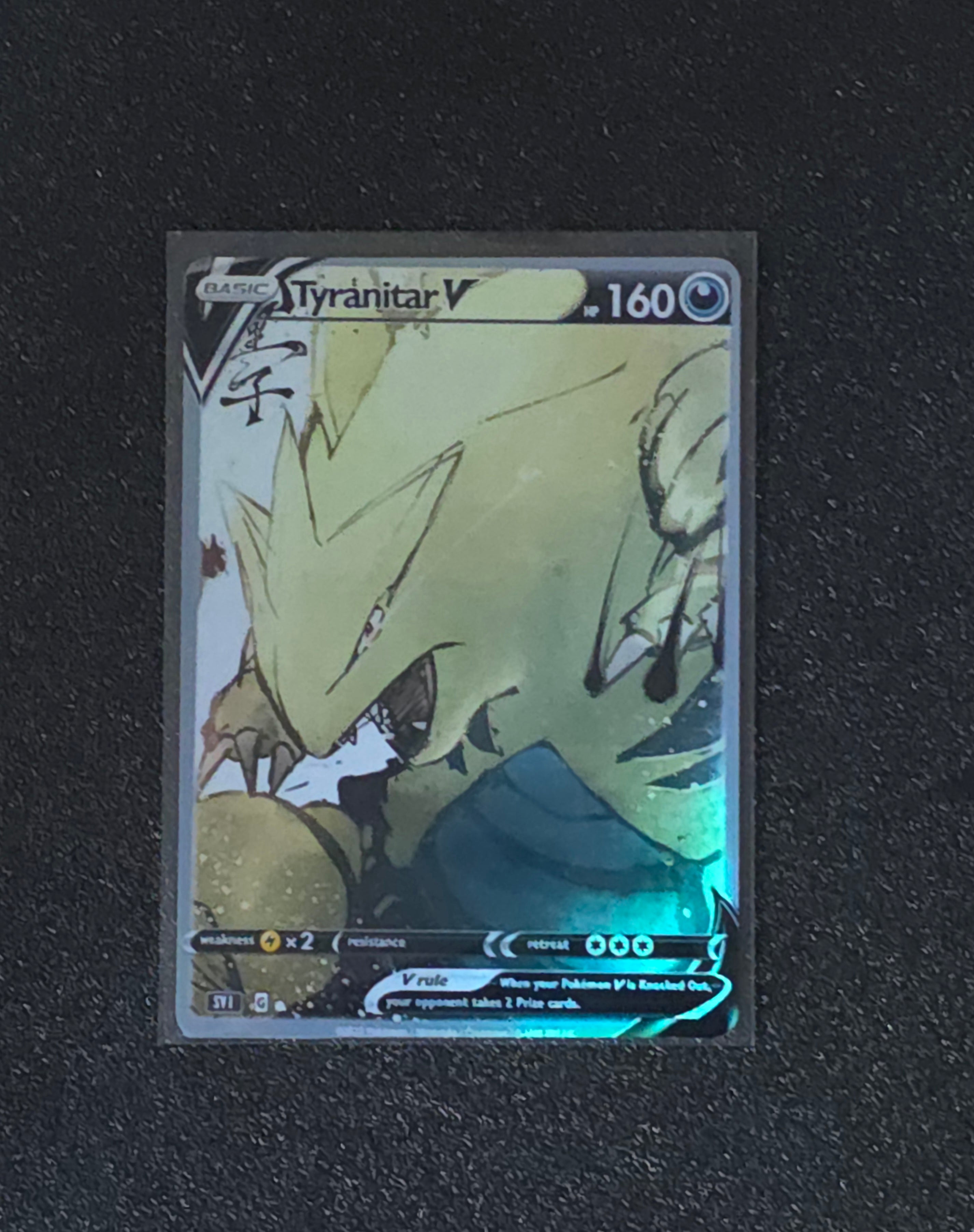 Tyranitar Fan Art Pokemon Card PTL 628