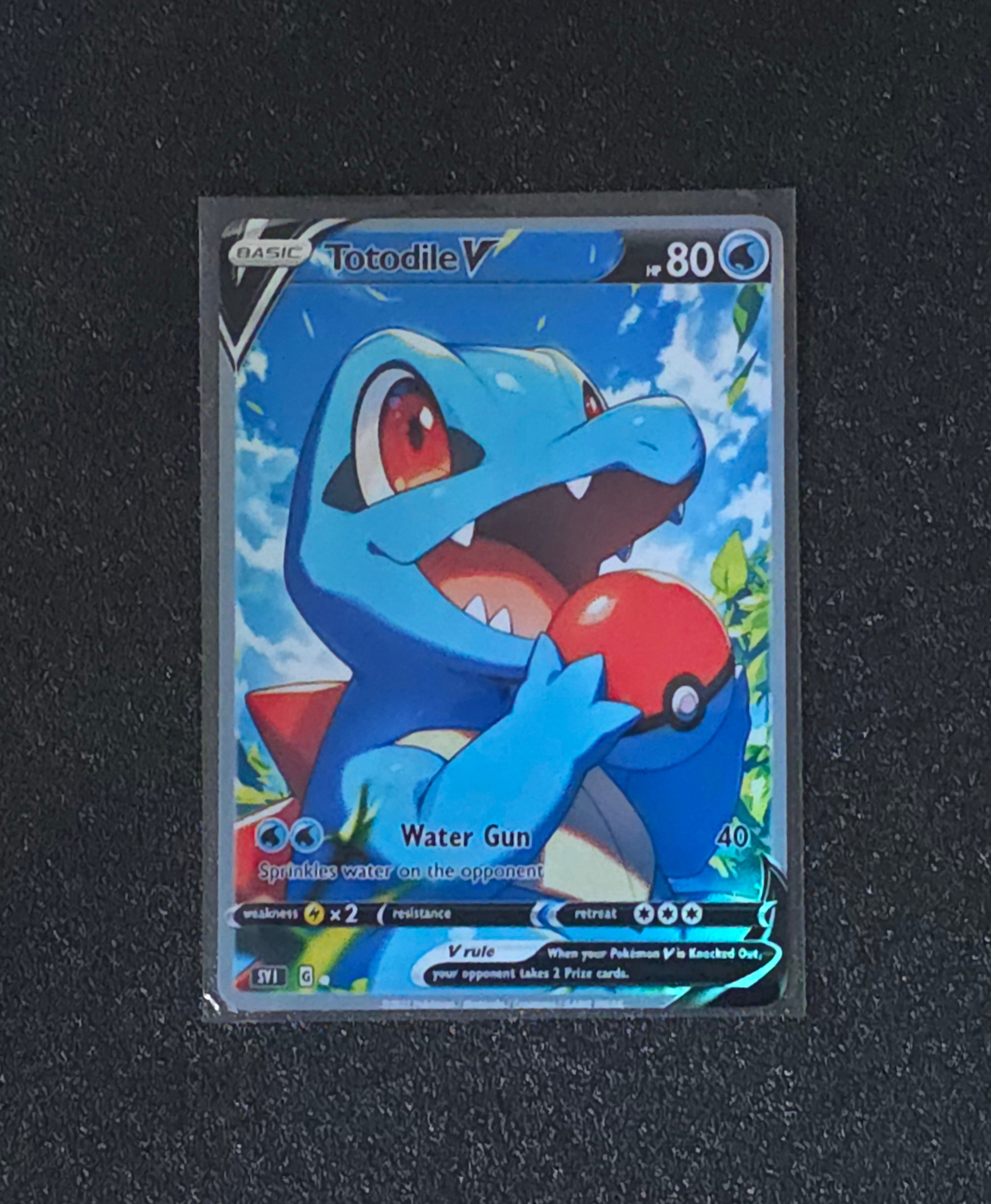 Totodile Fan Art Pokemon Card PTL 625