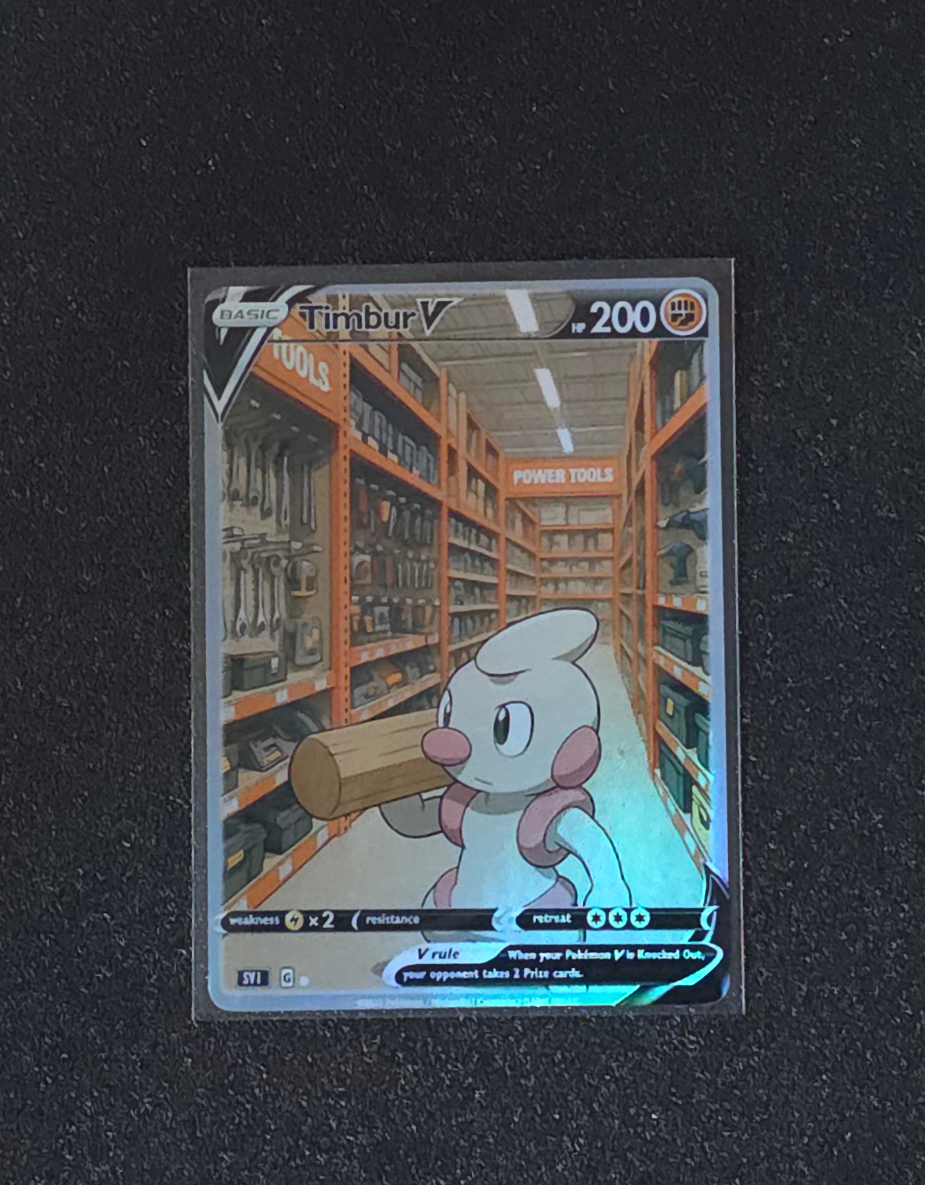 Timbur Fan Art Pokemon Card PTL 623