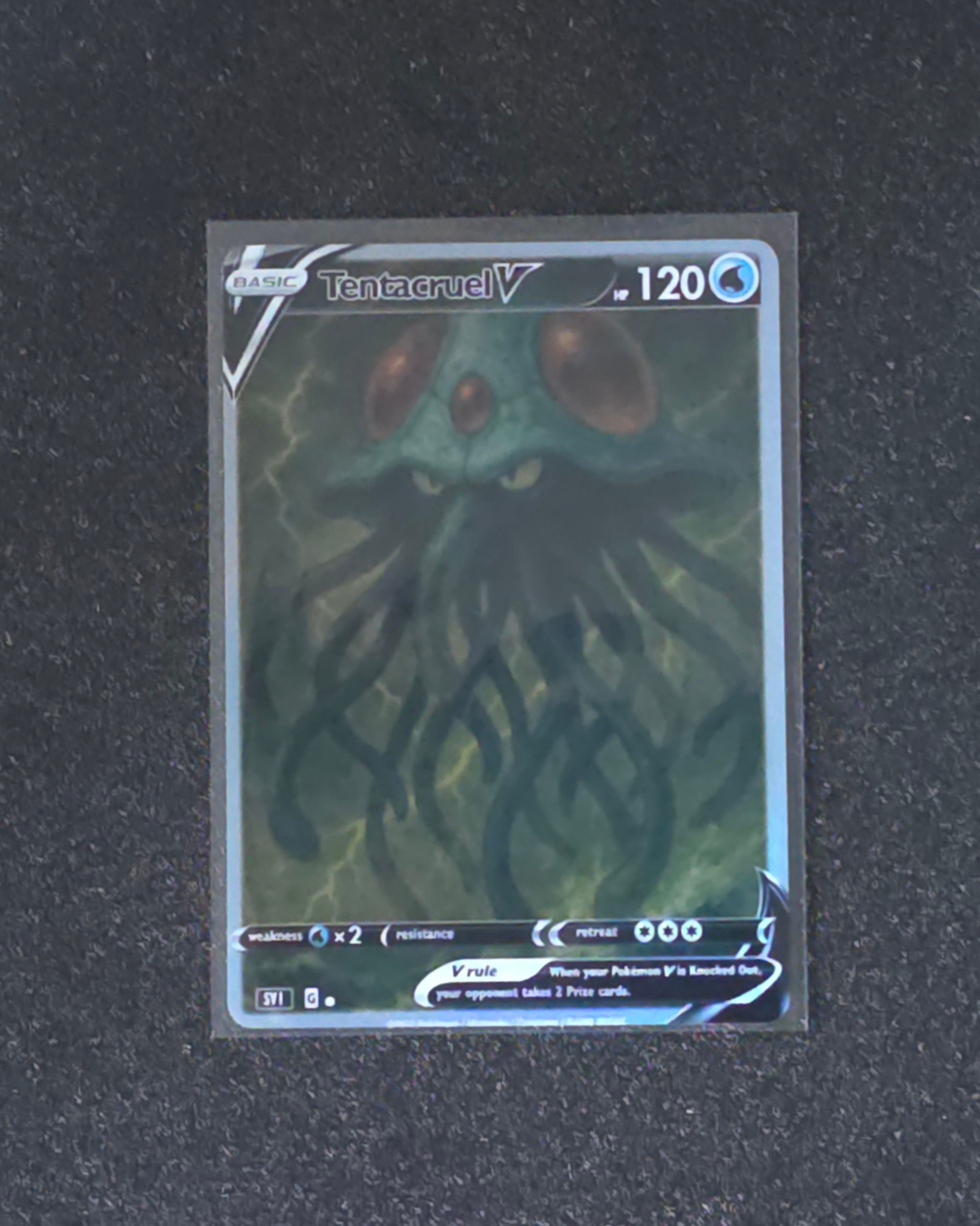 Tentacruel Fan Art Pokemon Card PTL 622