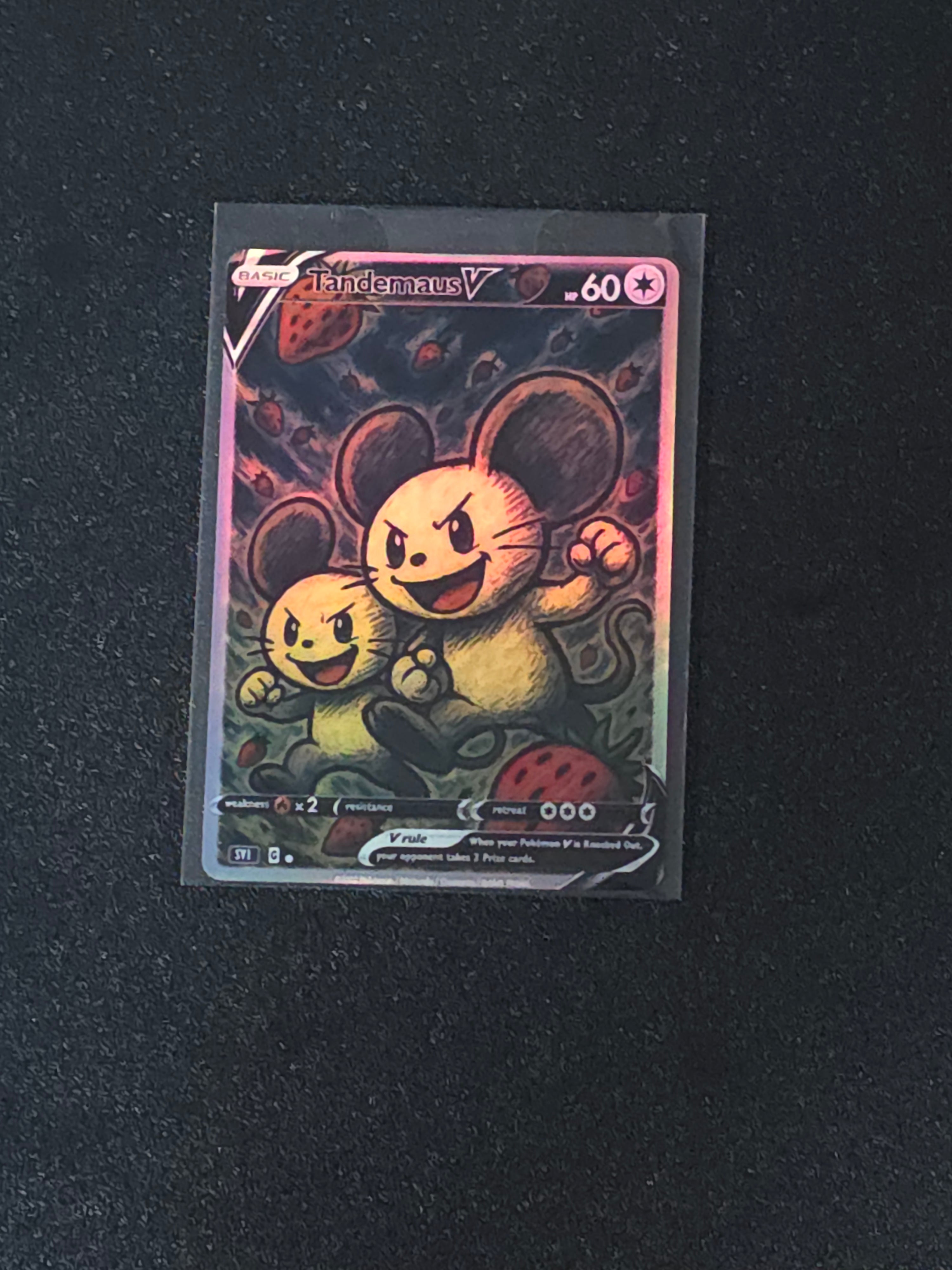 Tandemaus Fan Art Pokemon Card PTL 619