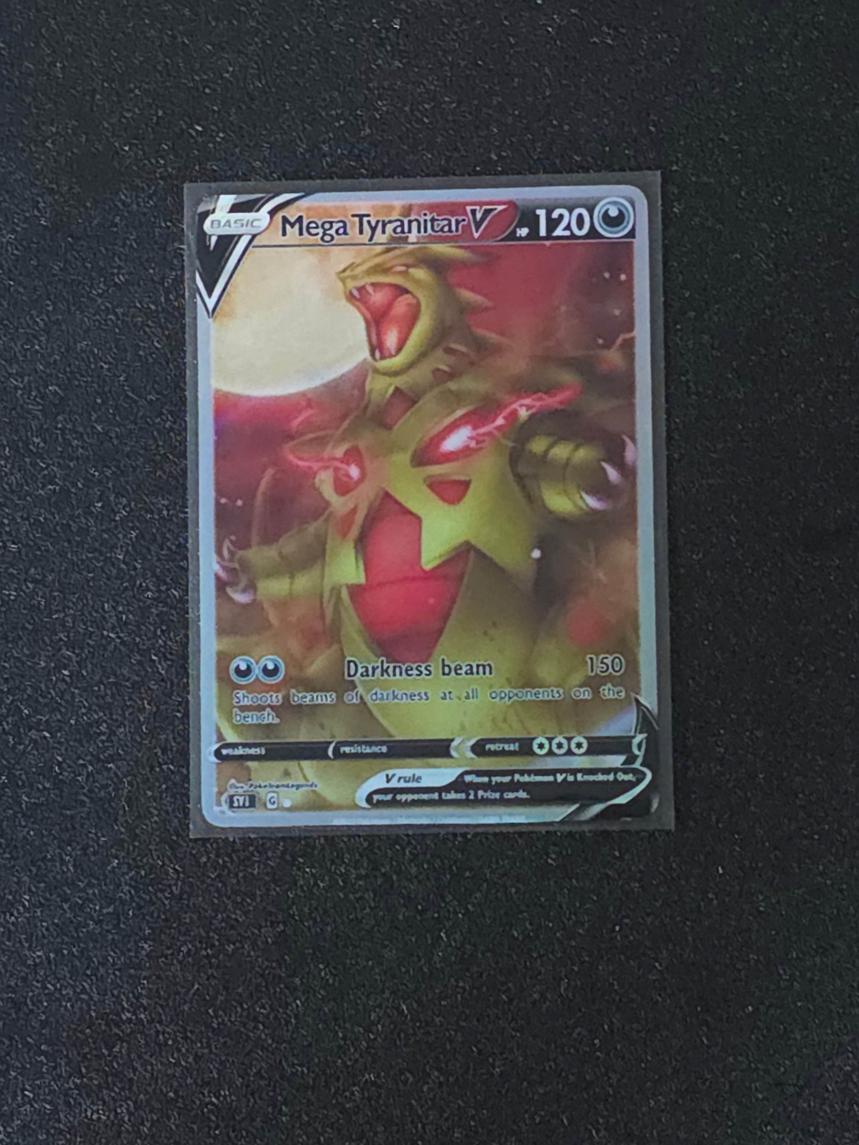 Tyranitar Fan Art Pokemon Card PTL 617