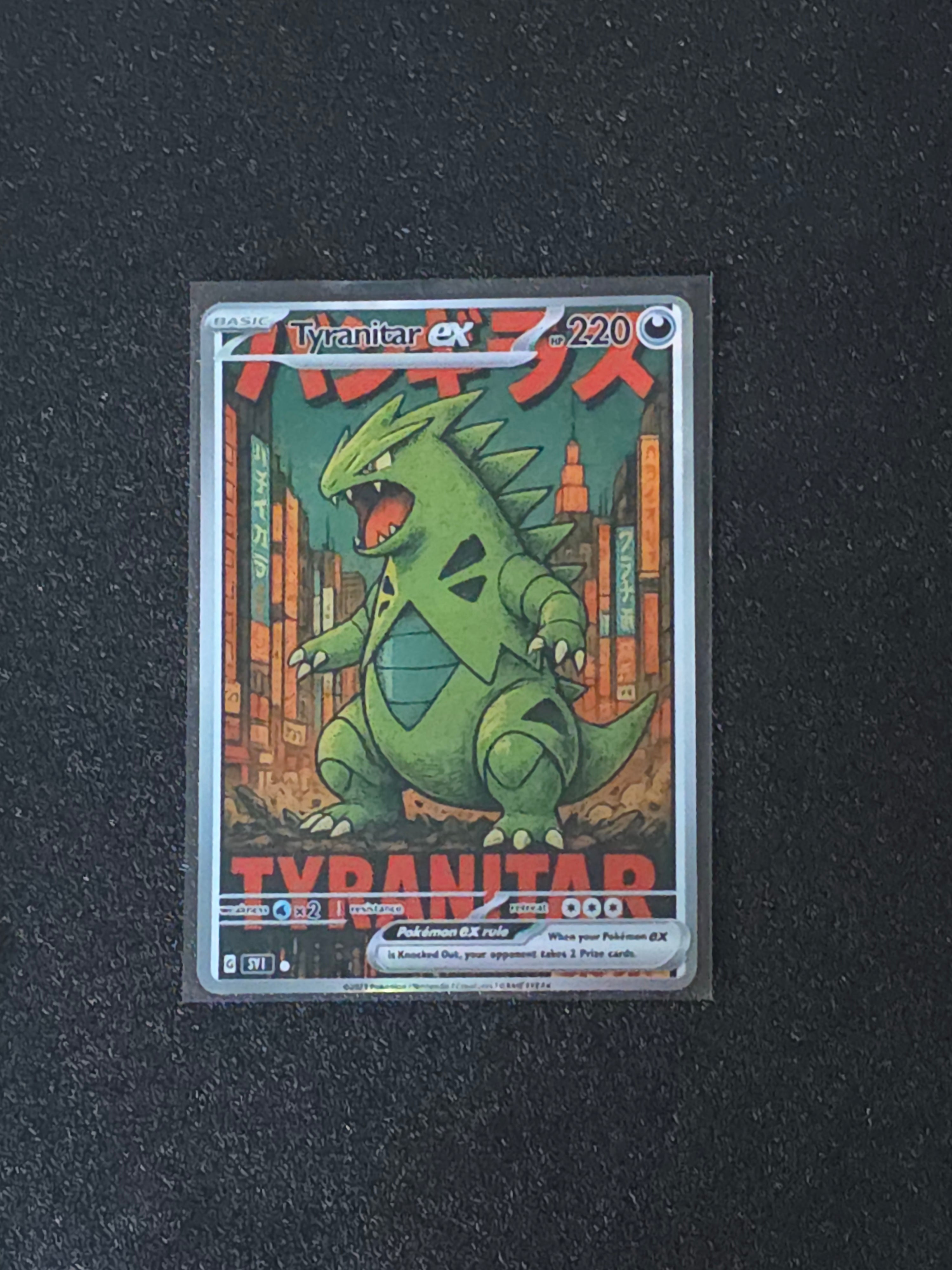 Tyranitar Fan Art Pokemon Card PTL 616