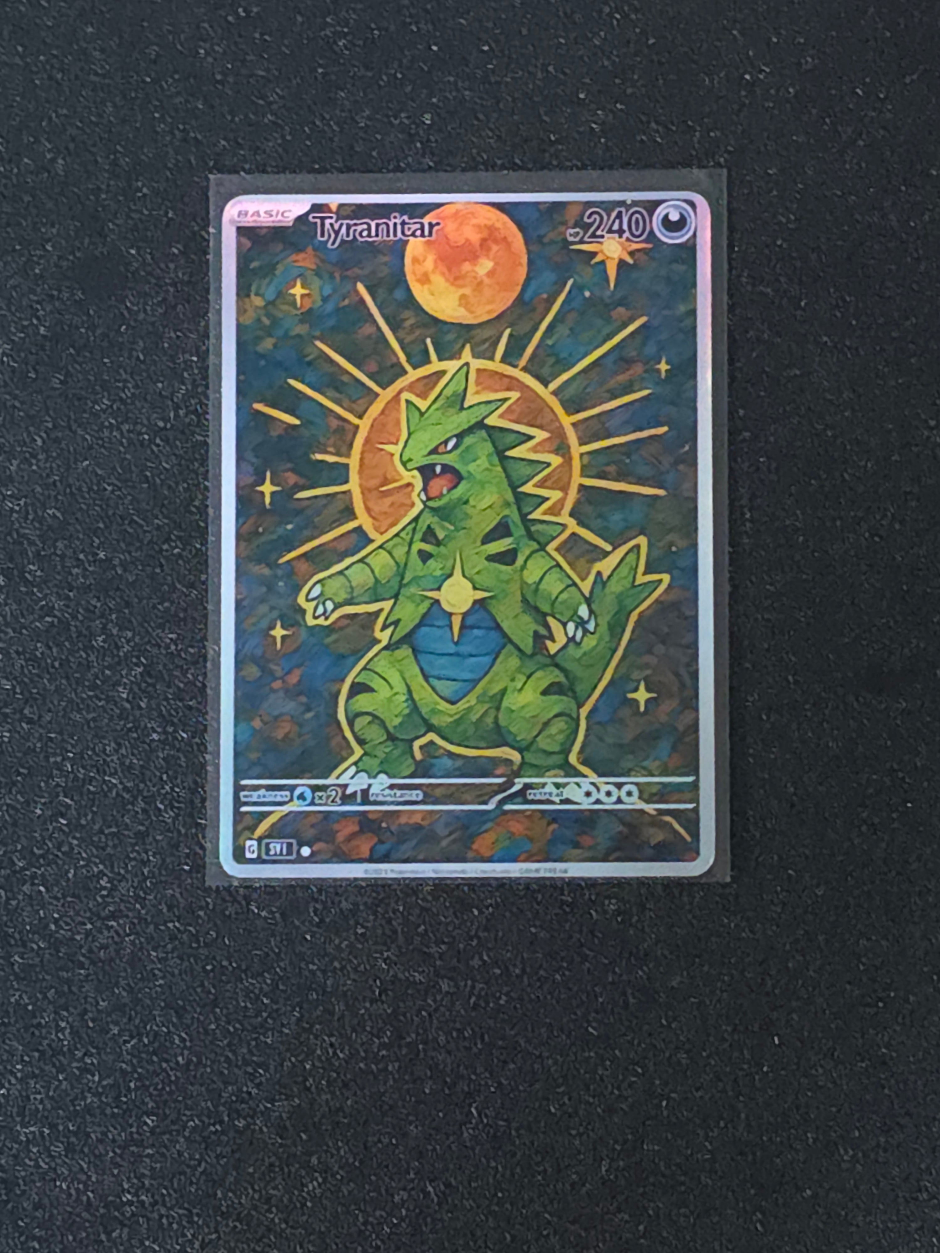 Tyranitar Fan Art Pokemon Card PTL 615