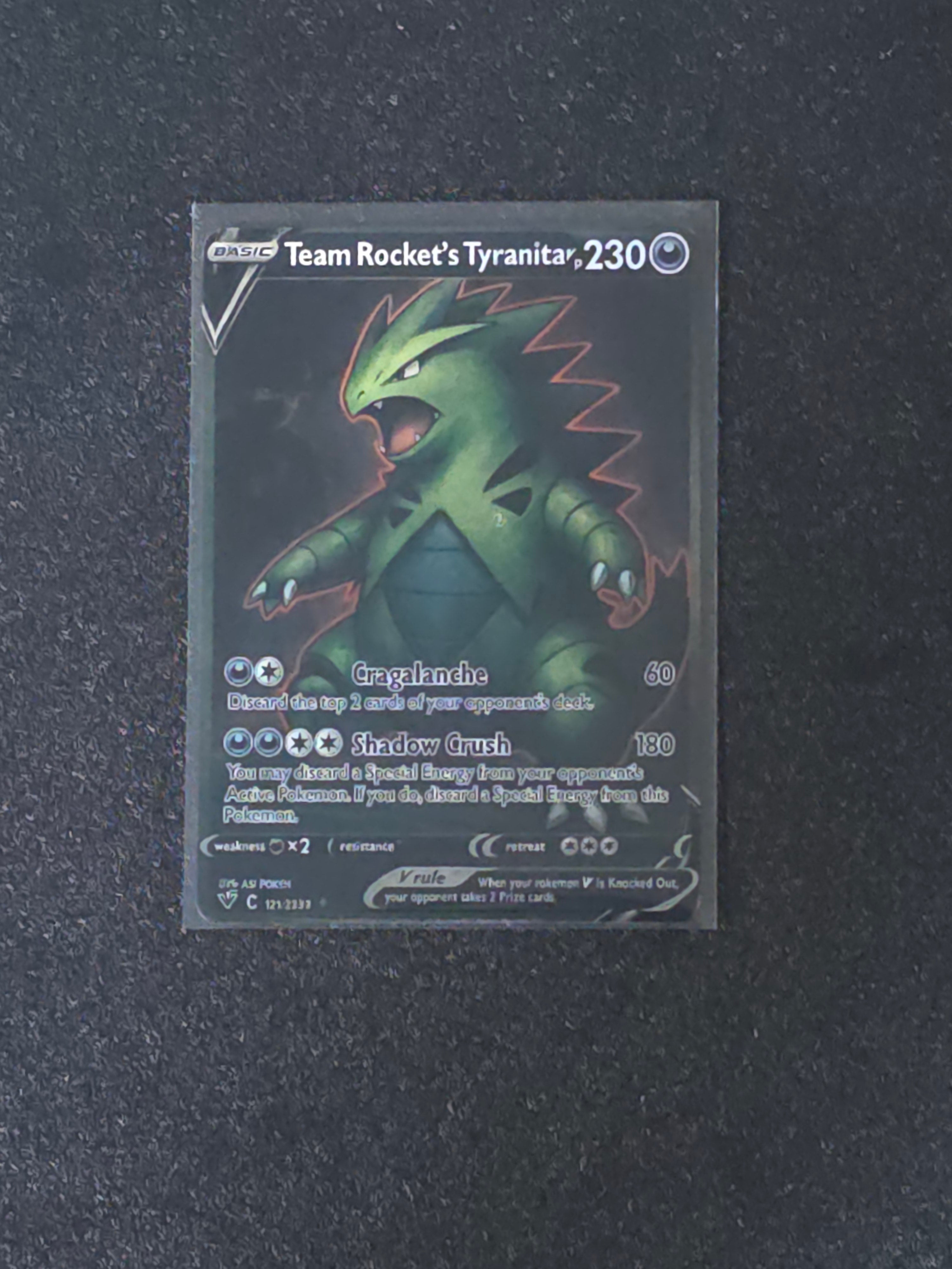 Tyranitar Fan Art Pokemon Card PTL 611
