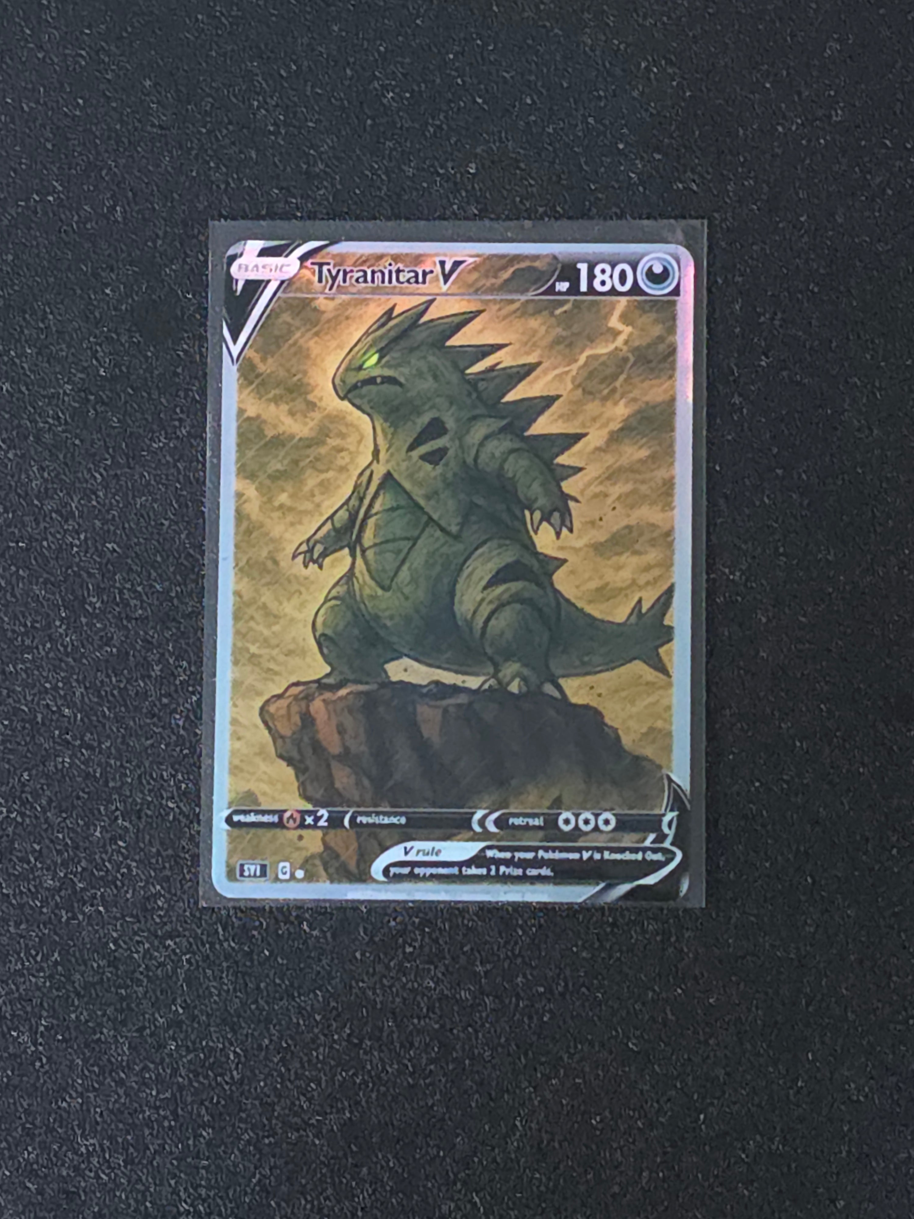 Tyranitar Fan Art Pokemon Card PTL 608