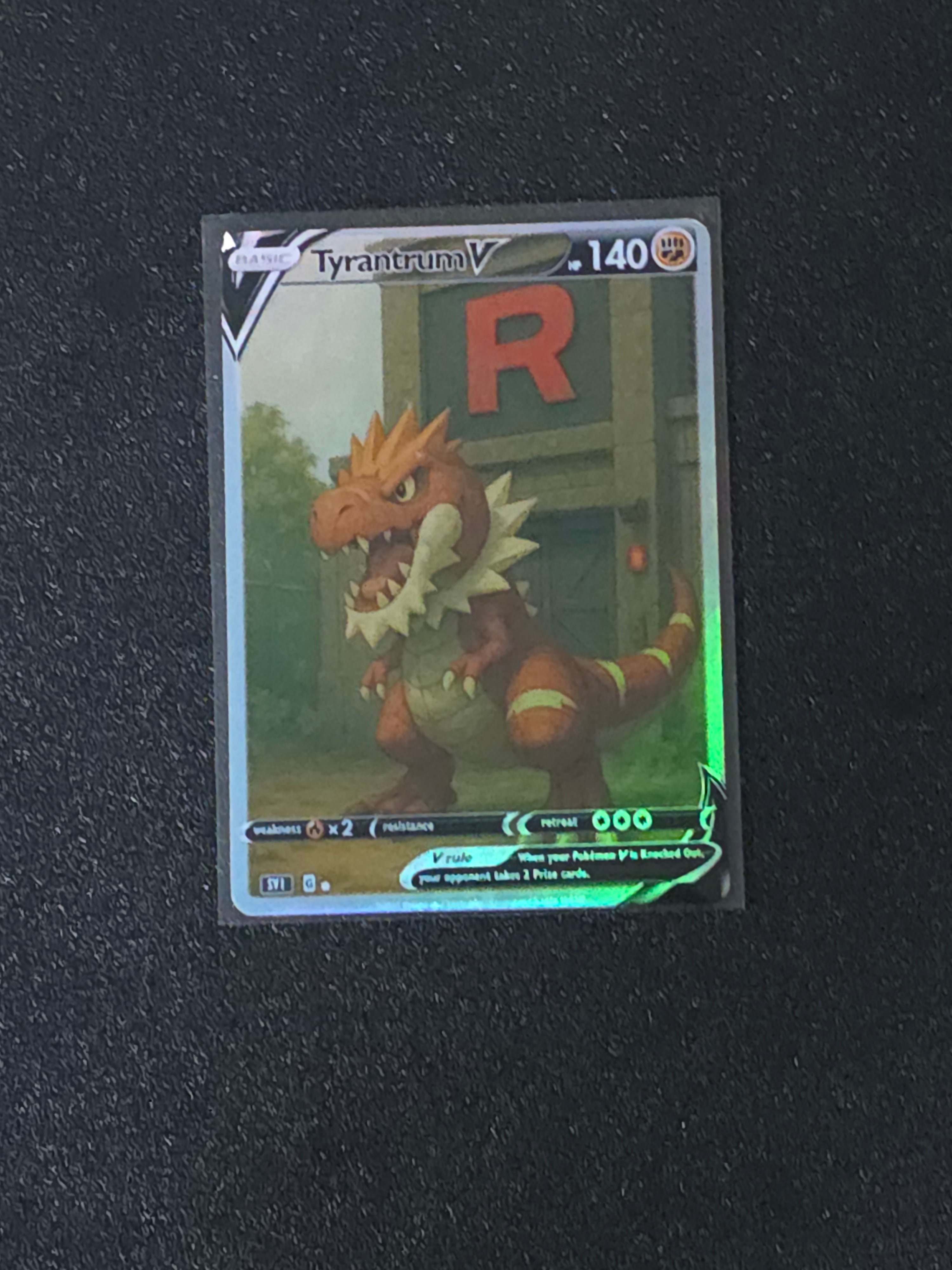 Tyrantrum Fan Art Pokemon Card PTL 606