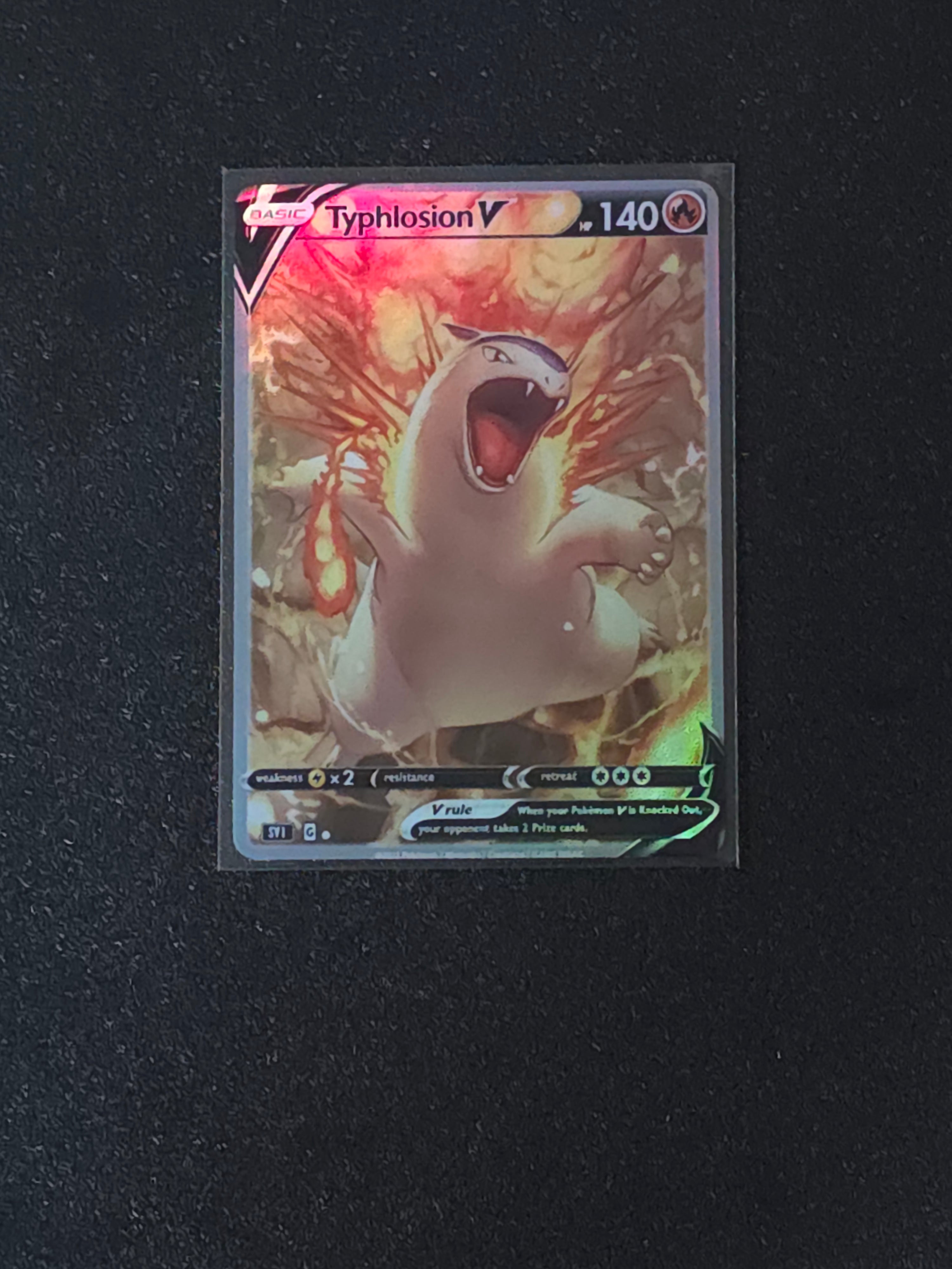 Typhlosion Fan Art Pokemon Card PTL 602