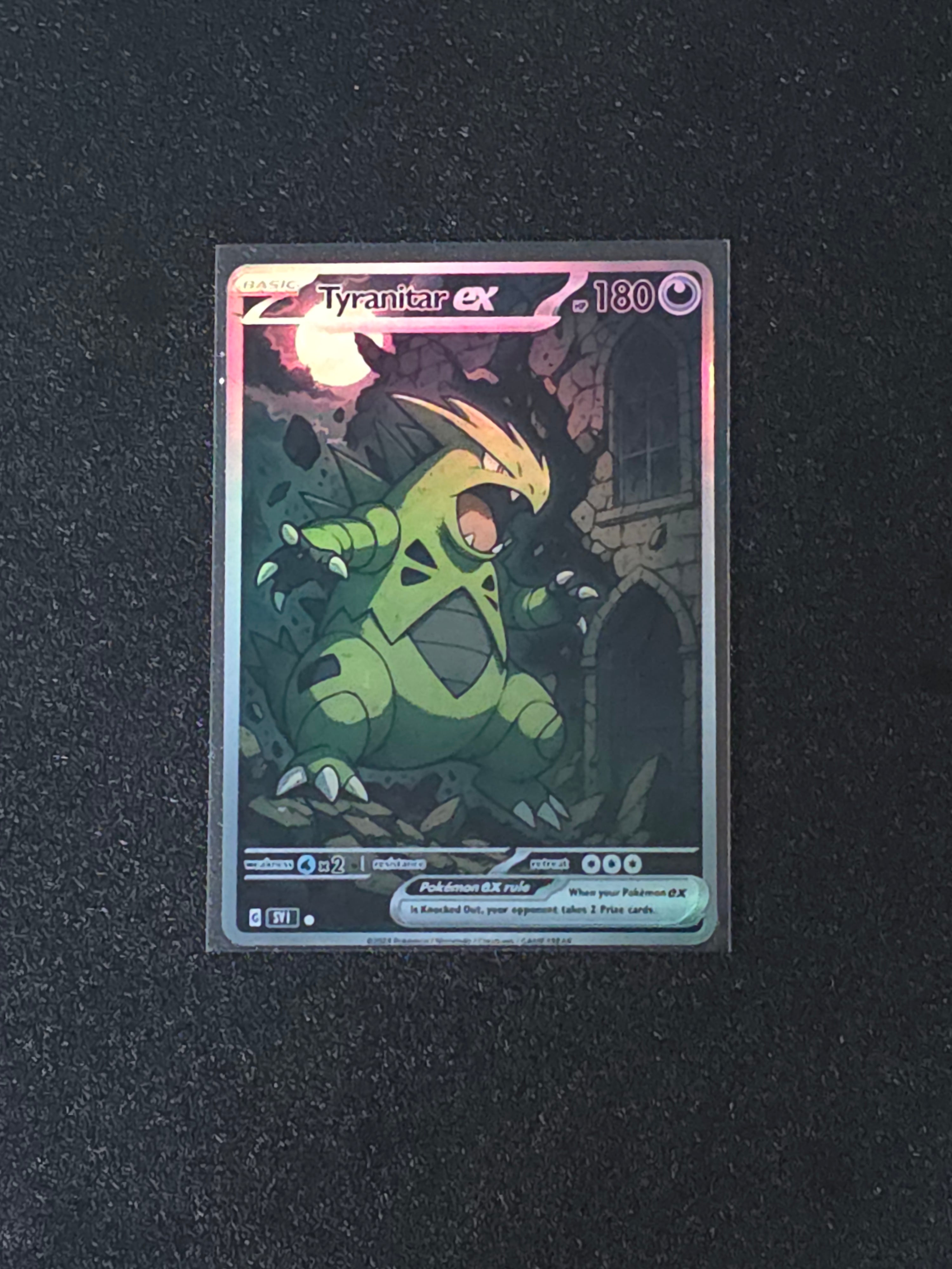 Tyranitar Fan Art Pokemon Card PTL 600