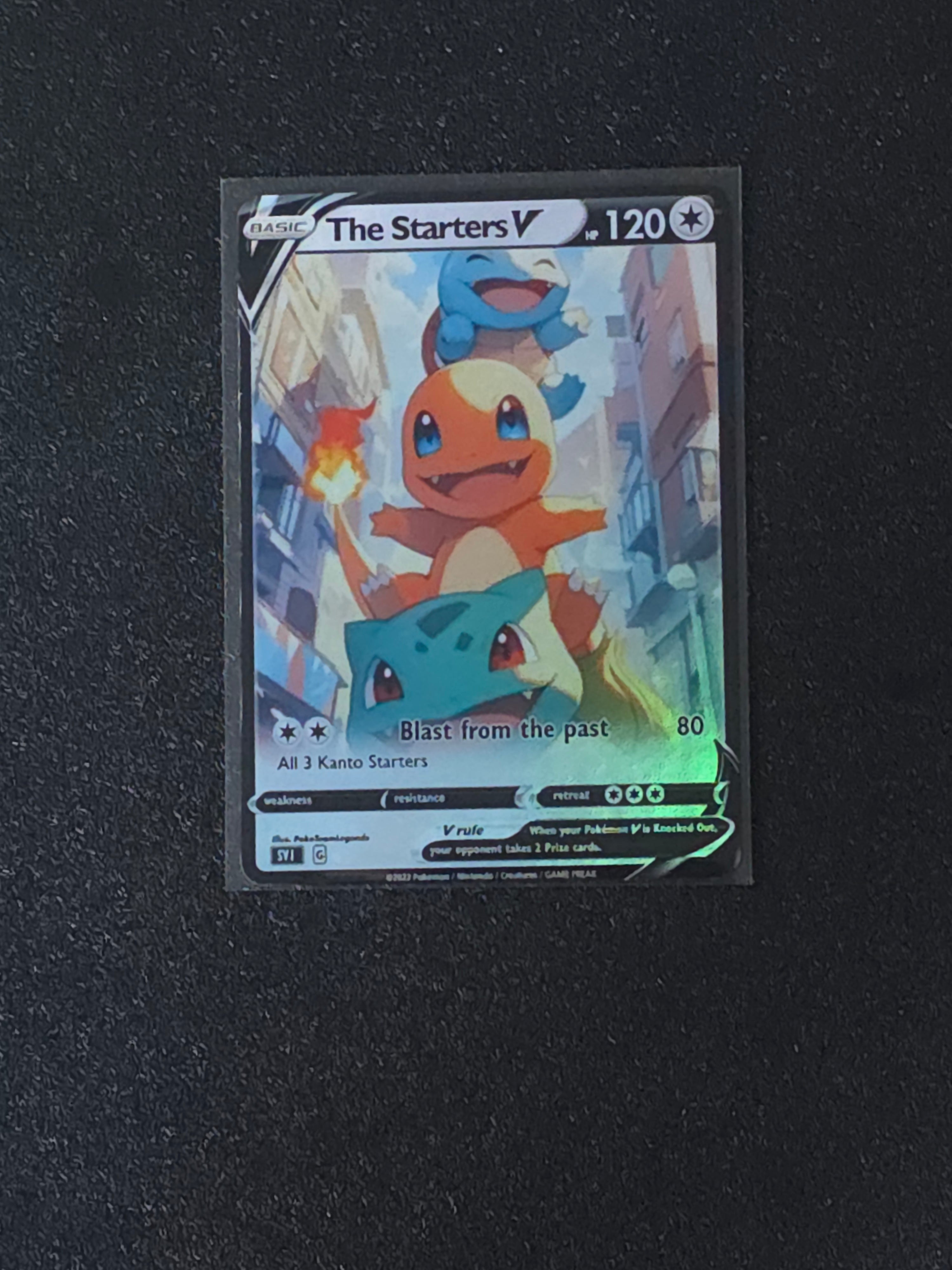 Charmander Bulbasaur Squirtle Fan Art Pokemon Card PTL 593